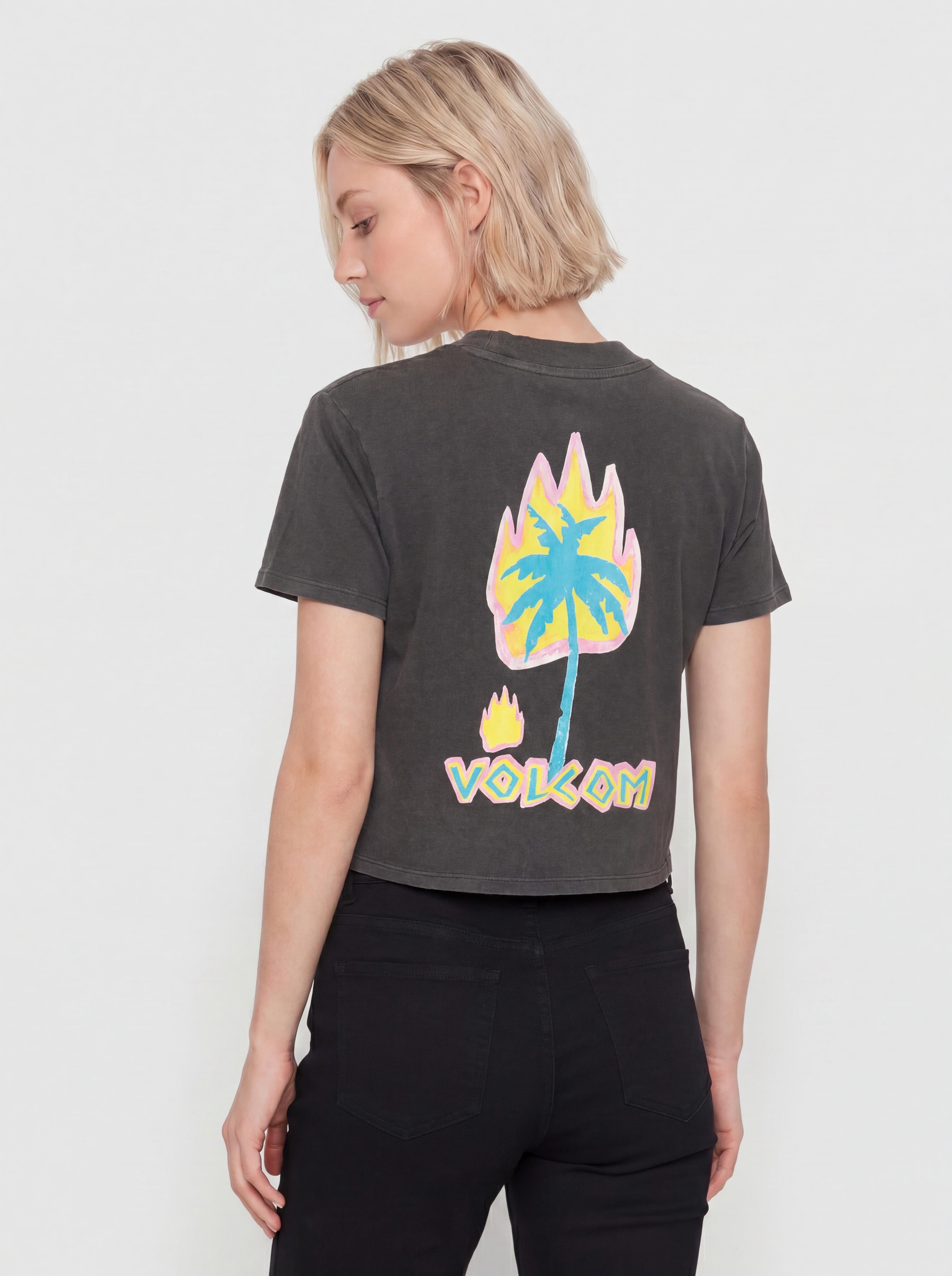 Volcom Pocket Dial Wmn T-Shirt (vintage black)