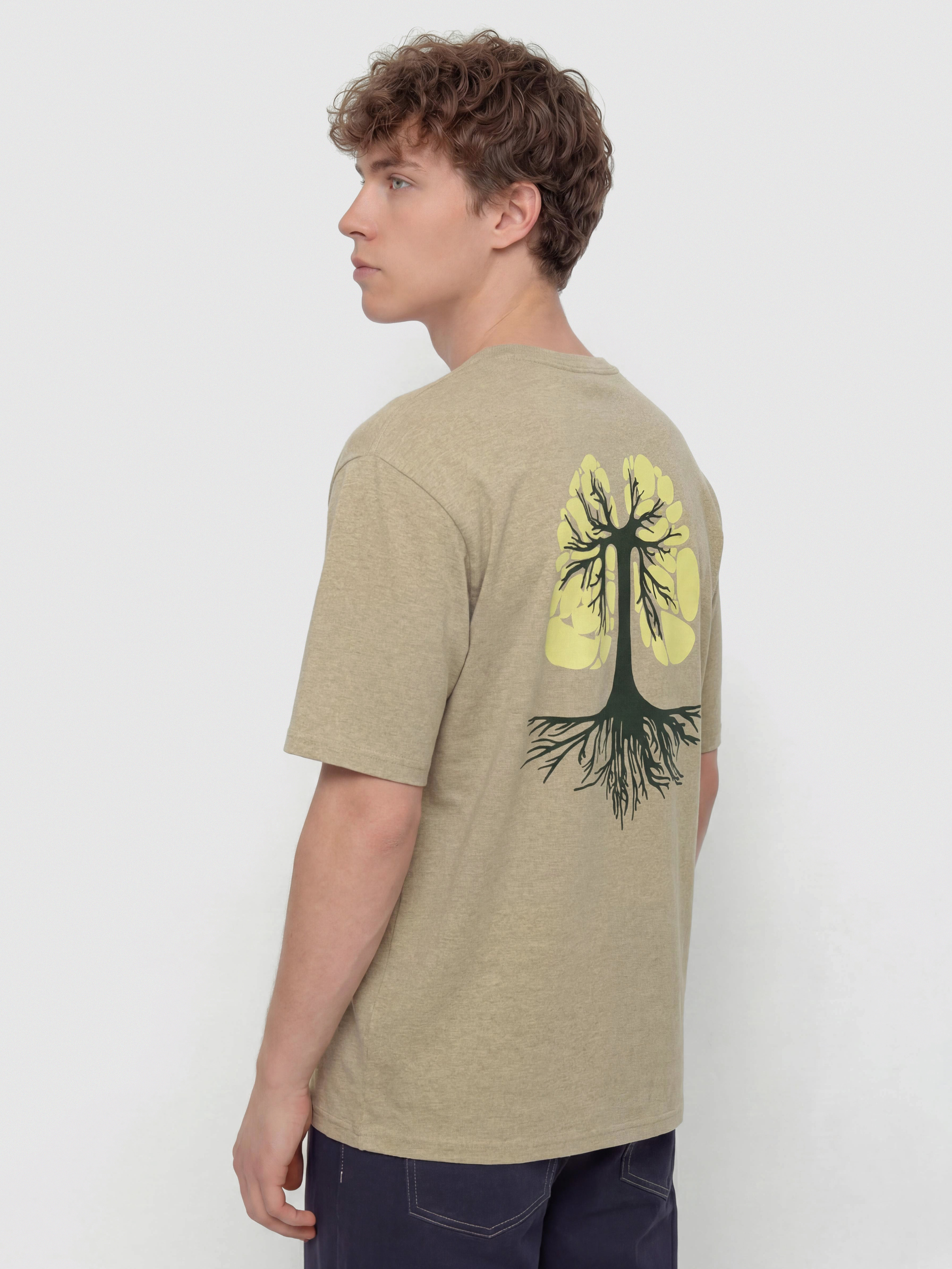 Patagonia Run Like Roots T-shirt (gumtree green)