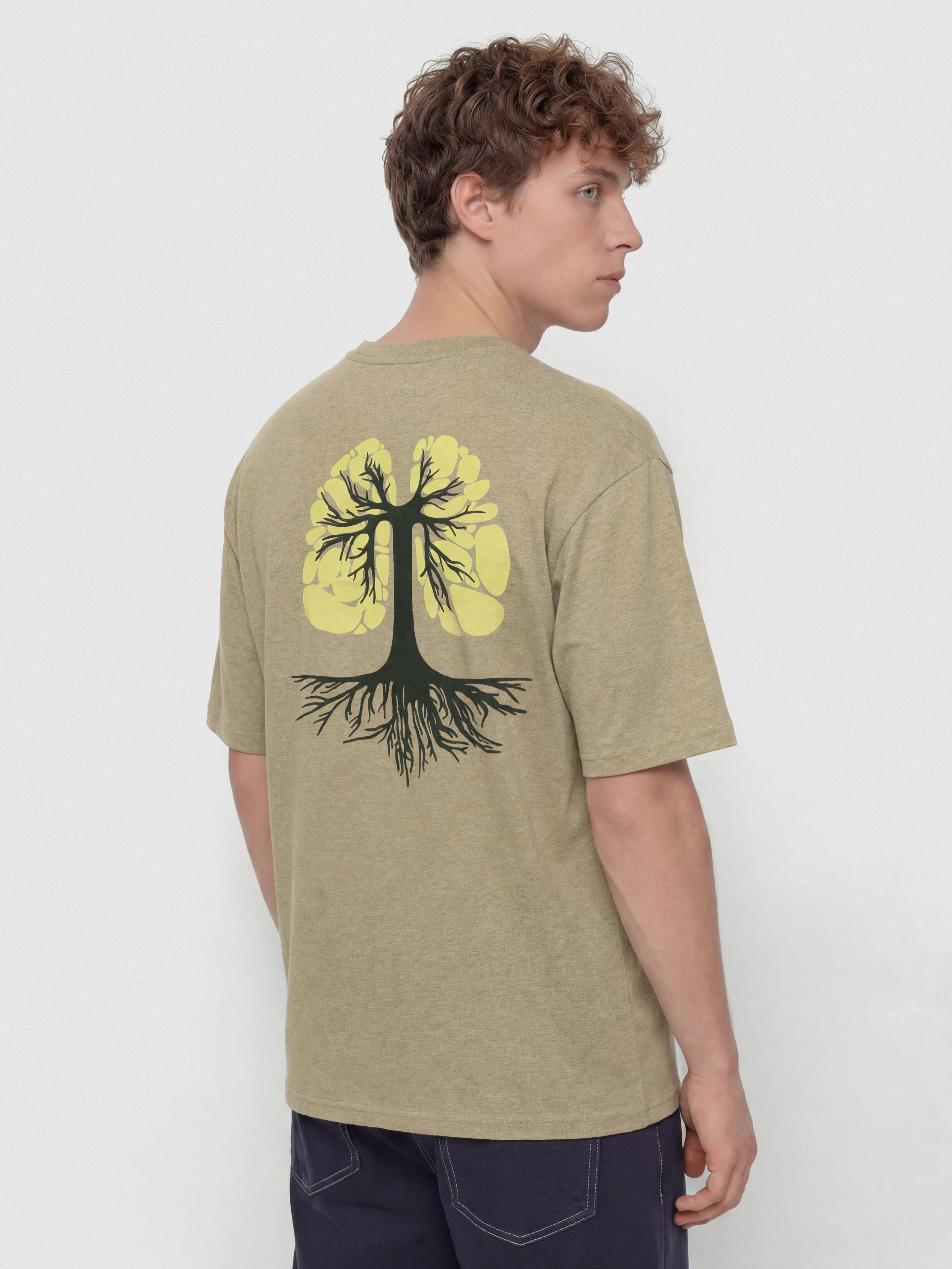 Patagonia Run Like Roots T-shirt (gumtree green)