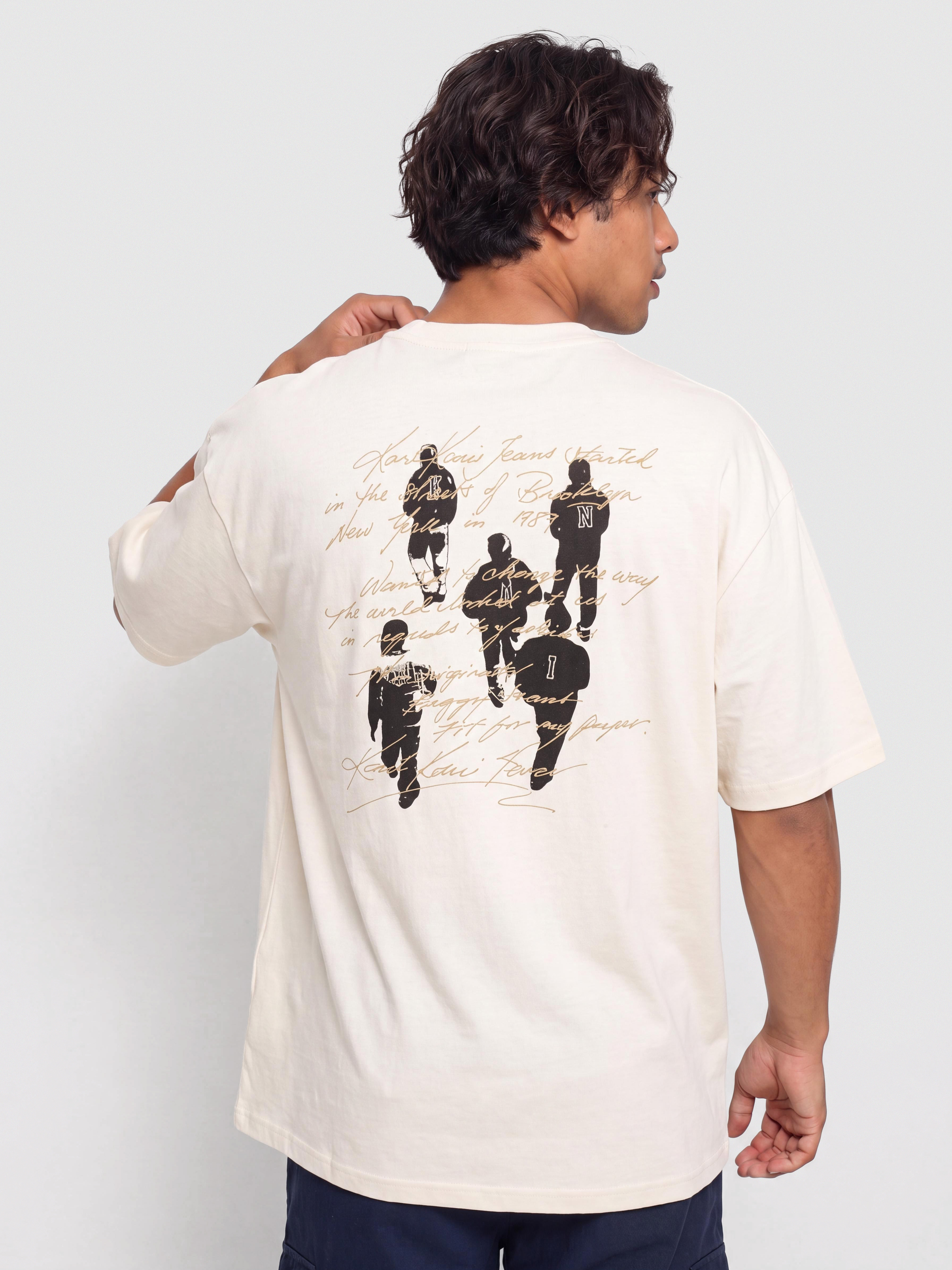 Karl Kani Signature Washed Oversized T-Shirt (white)