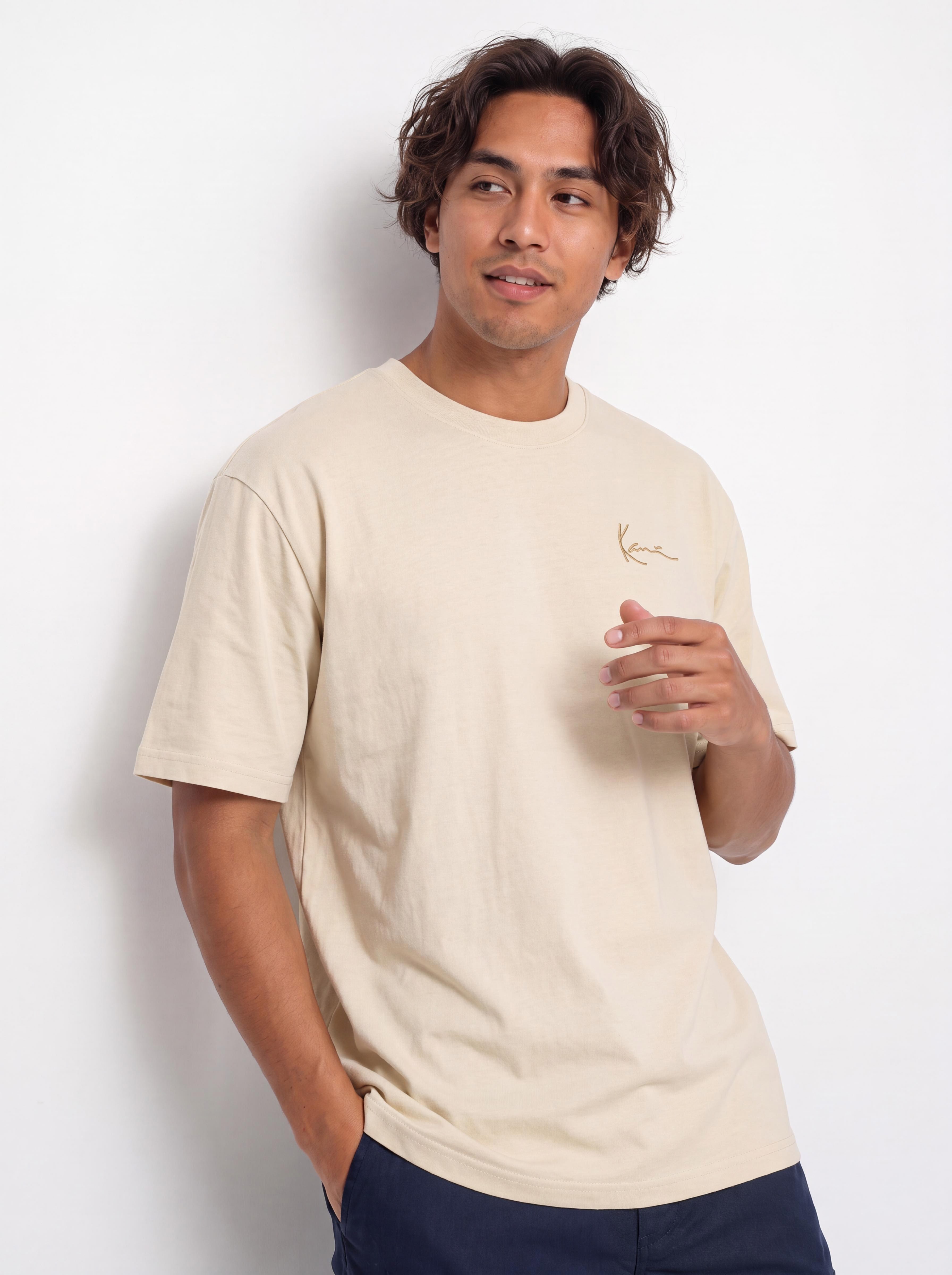 Karl Kani Slogan Boxy T-Shirt (beige)