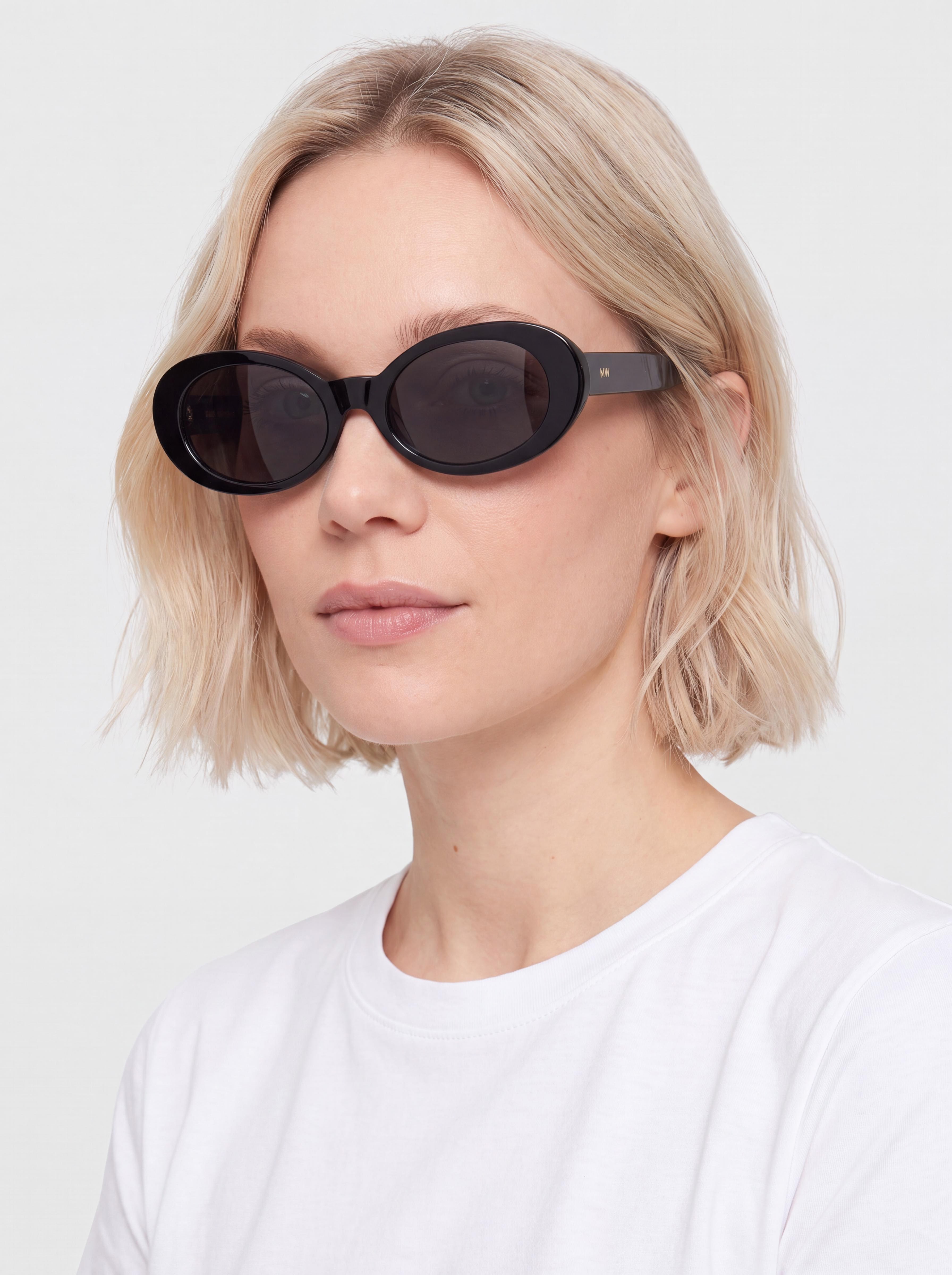 MessyWeekend Sonnenbrille Kurt (black/grey)