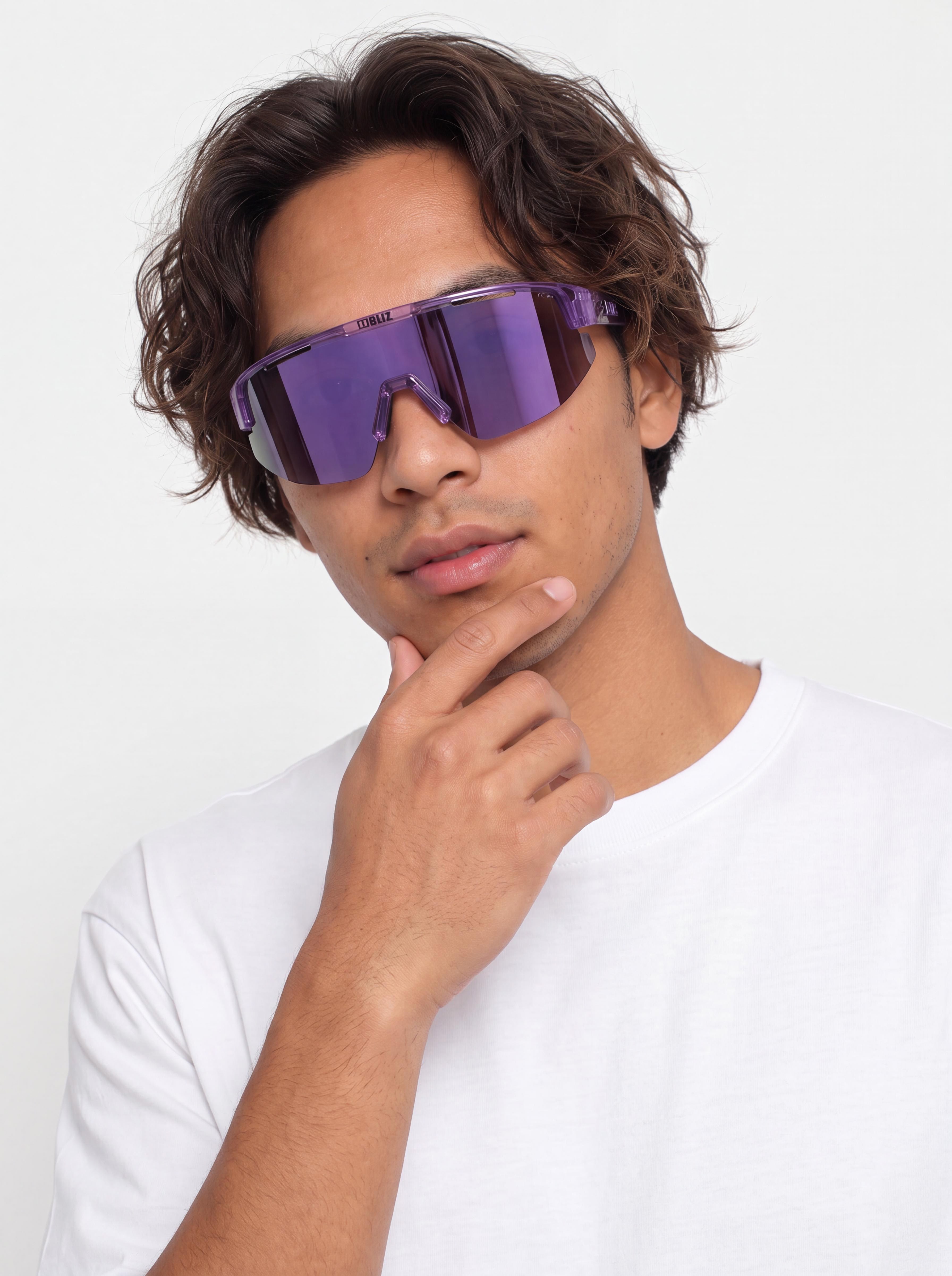 Bliz Matrix Sonnenbrille (transparant purple/smoke w purple multi)