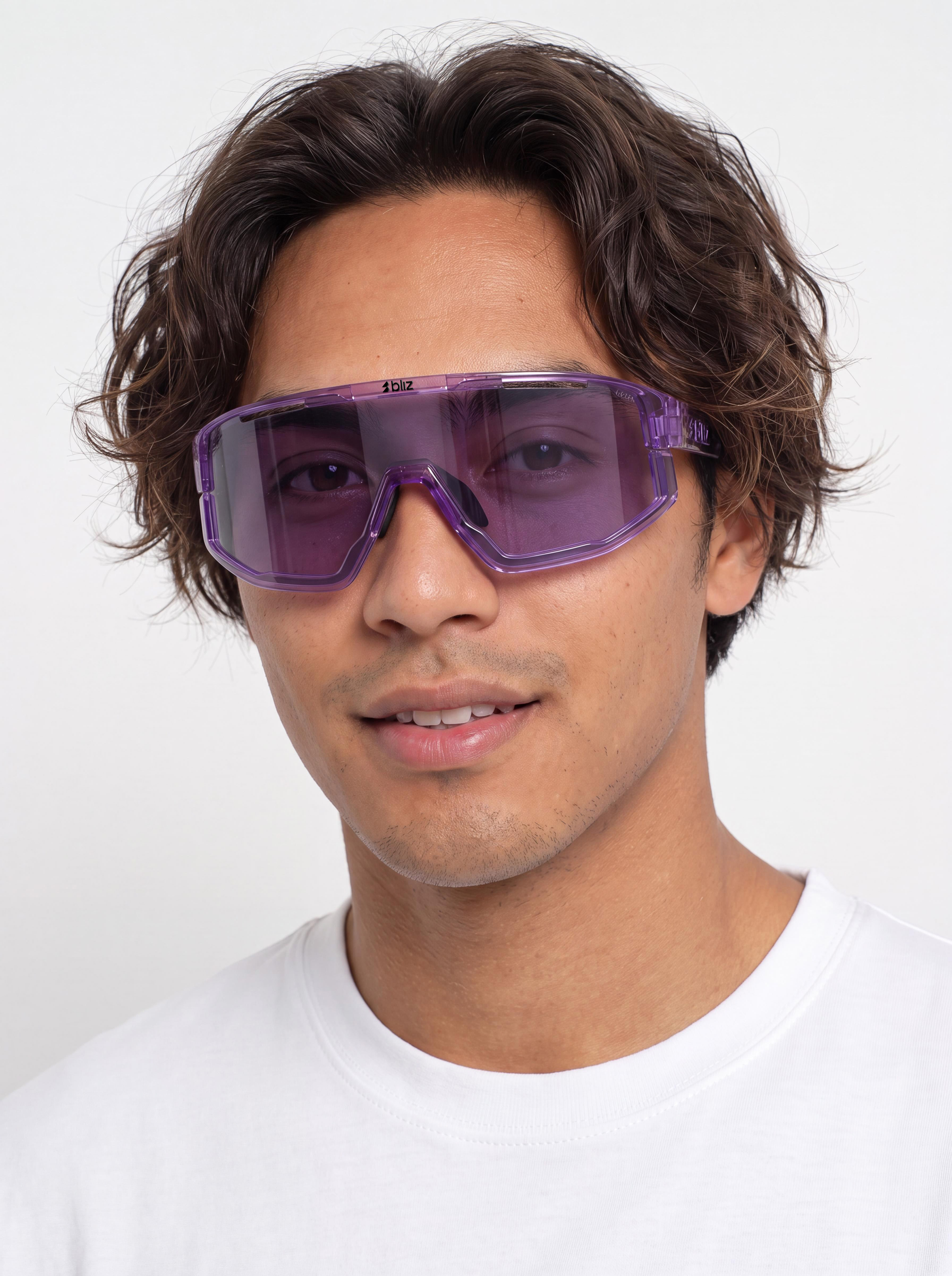 Bliz Matrix Sonnenbrille (transparant purple/smoke w purple multi)