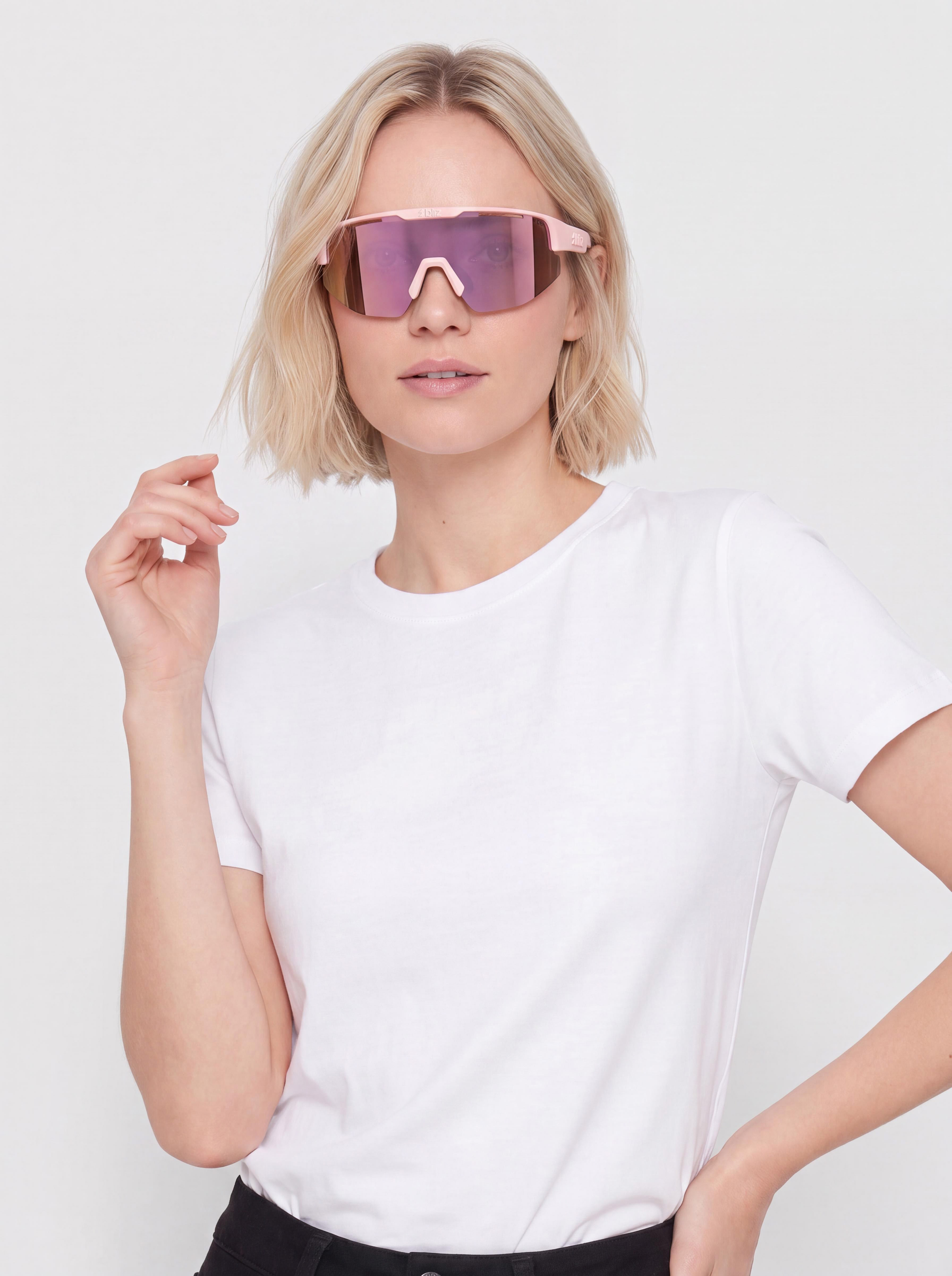 Bliz Matrix Small Sonnenbrille (matt powder pink/brown w rosu00e9 multi)