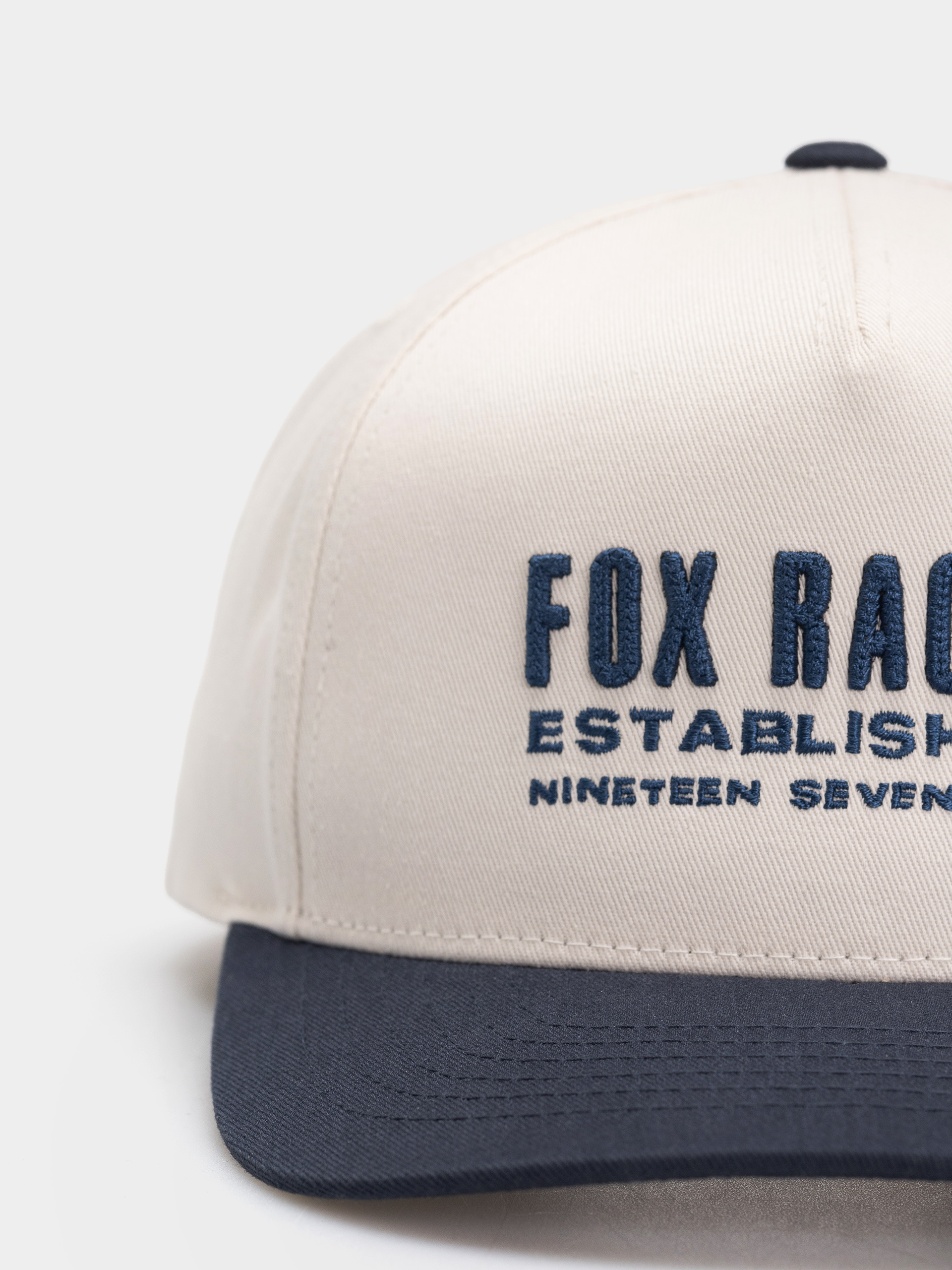 Fox Cap Warped Snapback (prl white)