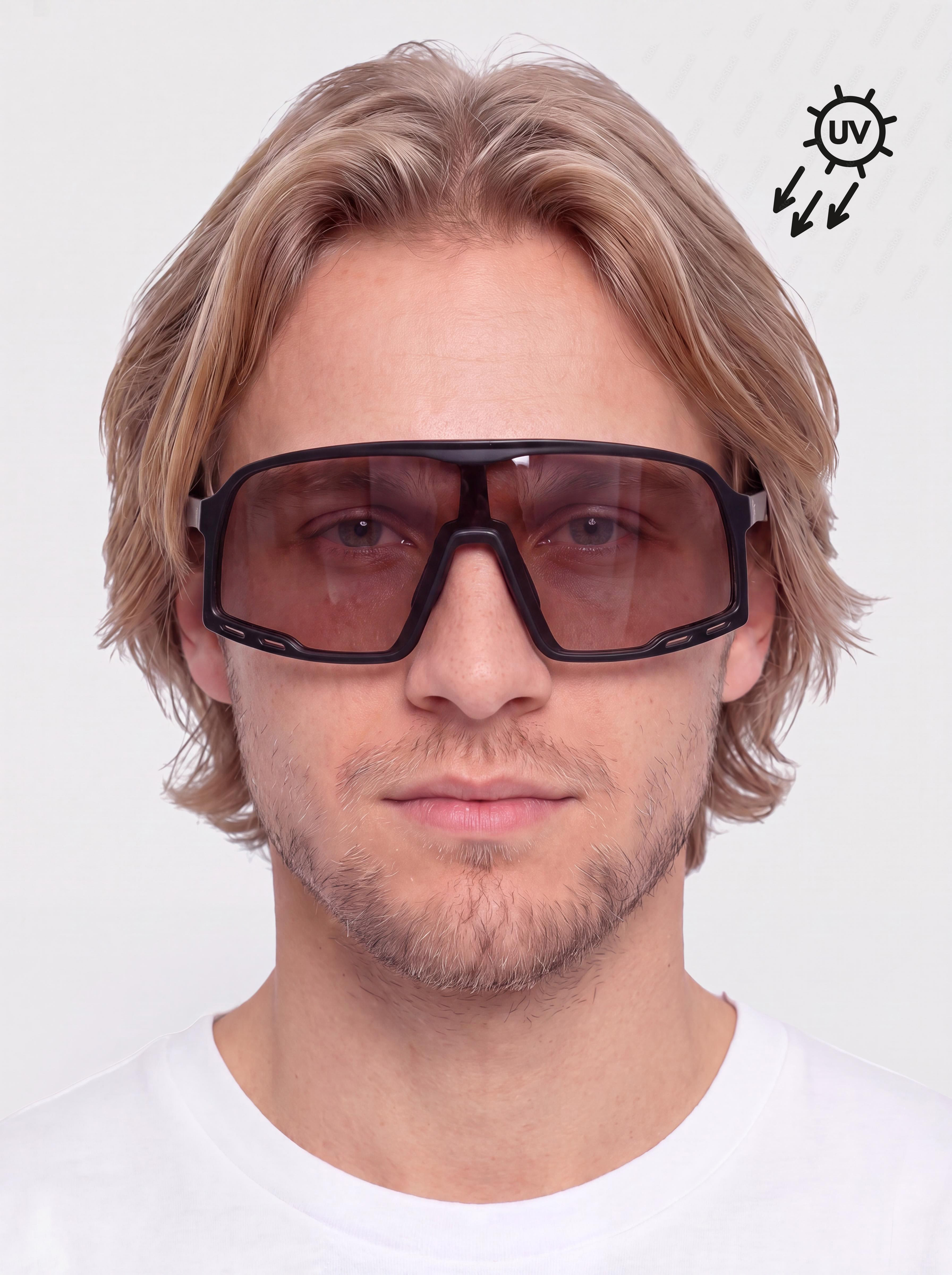 CHPO Henrik Sonnenbrille (matte black/transparent)
