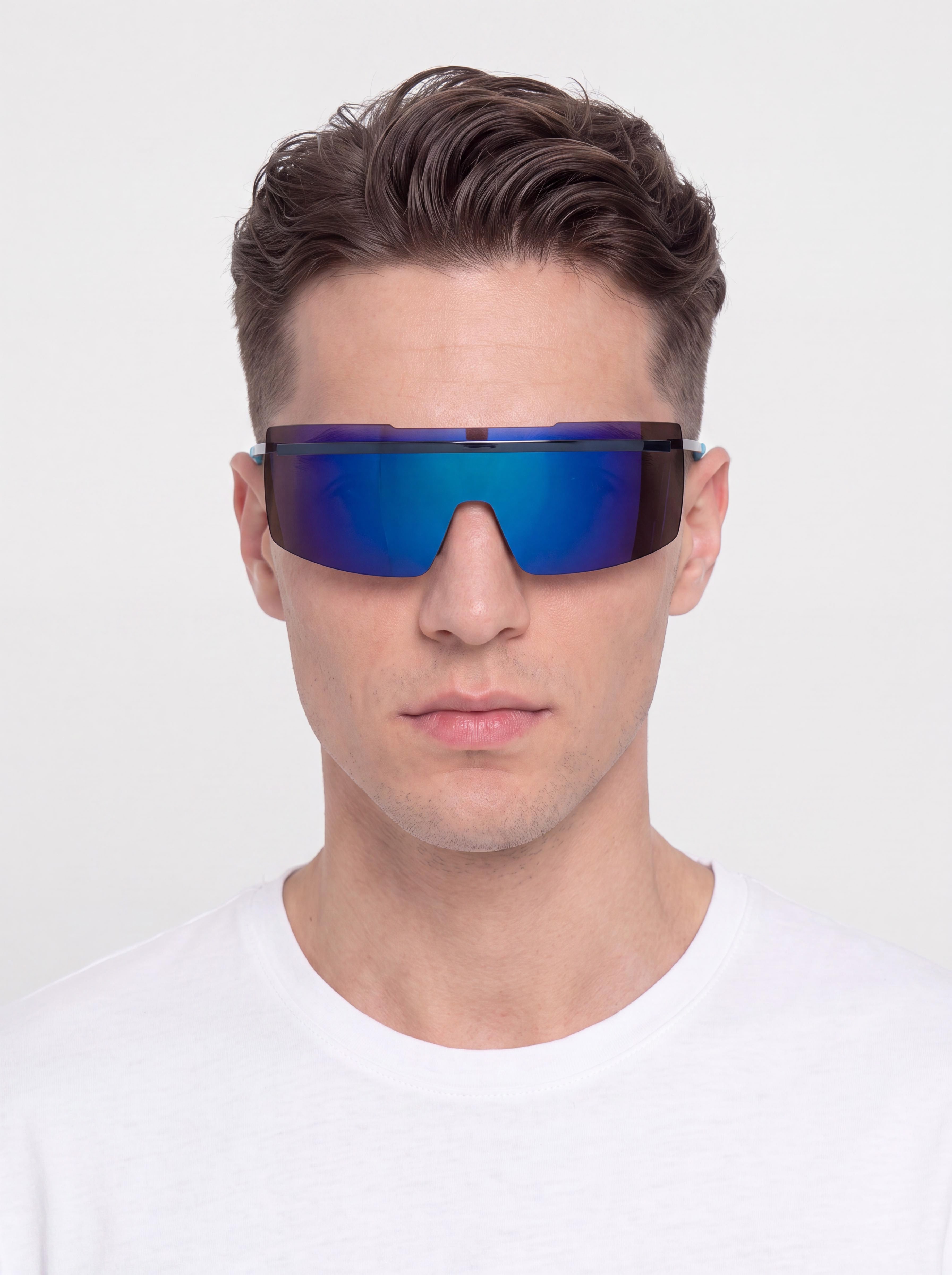 Nike SB Sonnenbrille Echo Shield M (navy/ultra violet mirror)