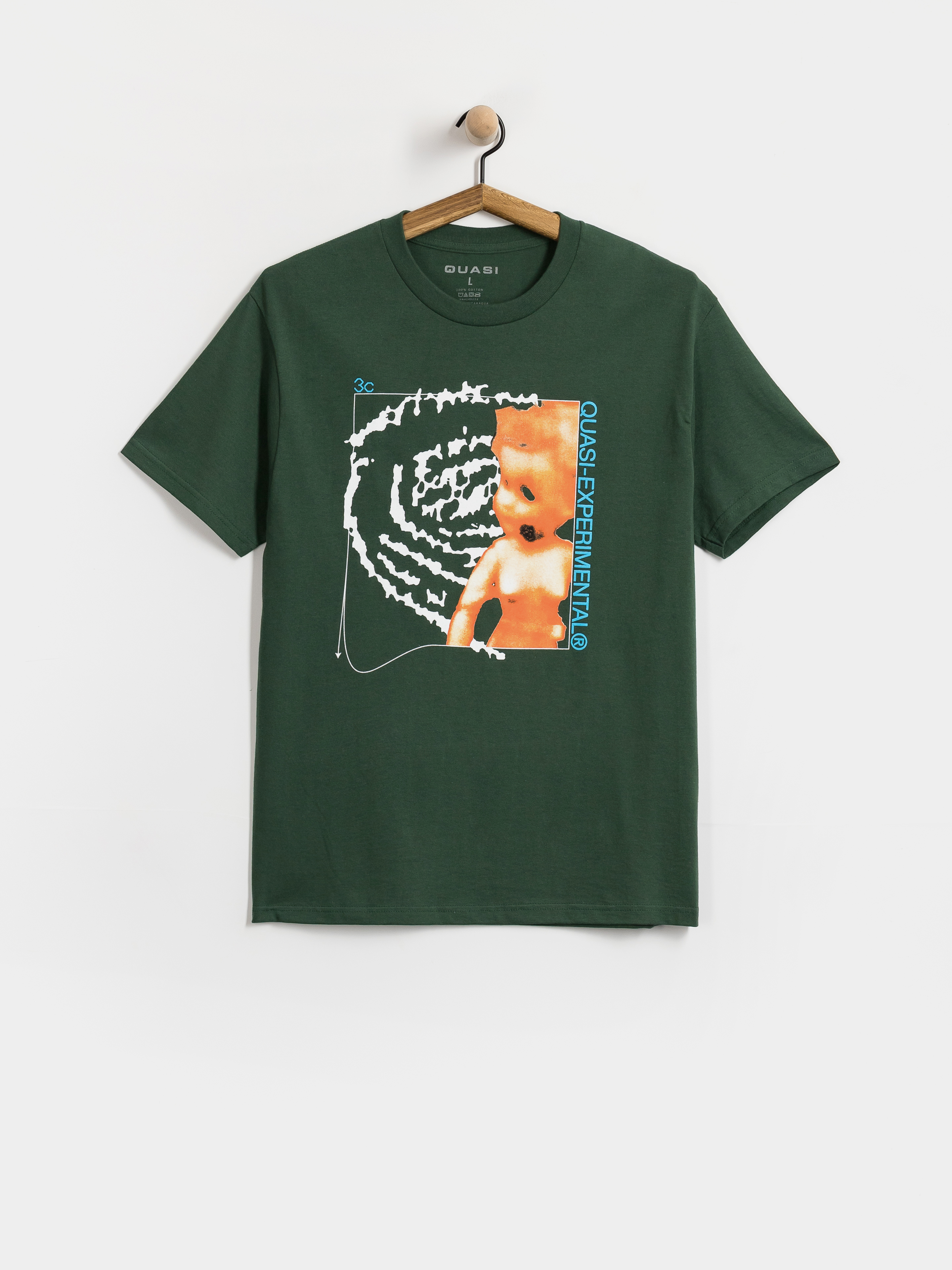 Quasi Skateboards Doll Face T-Shirt (forest)