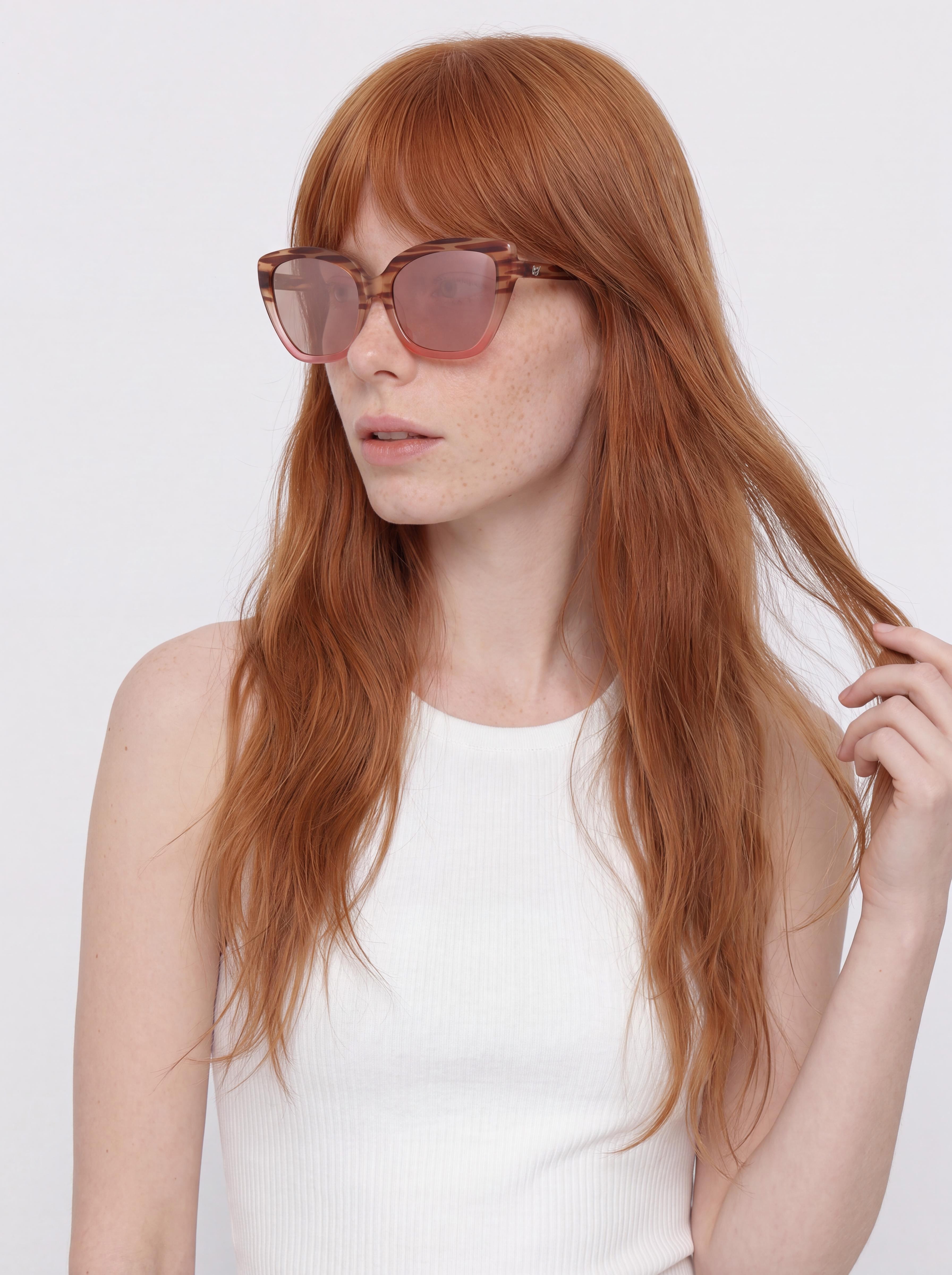 Volcom Milli Sunglasses Wmn (gloss punk tort/bronze champagne chrome)