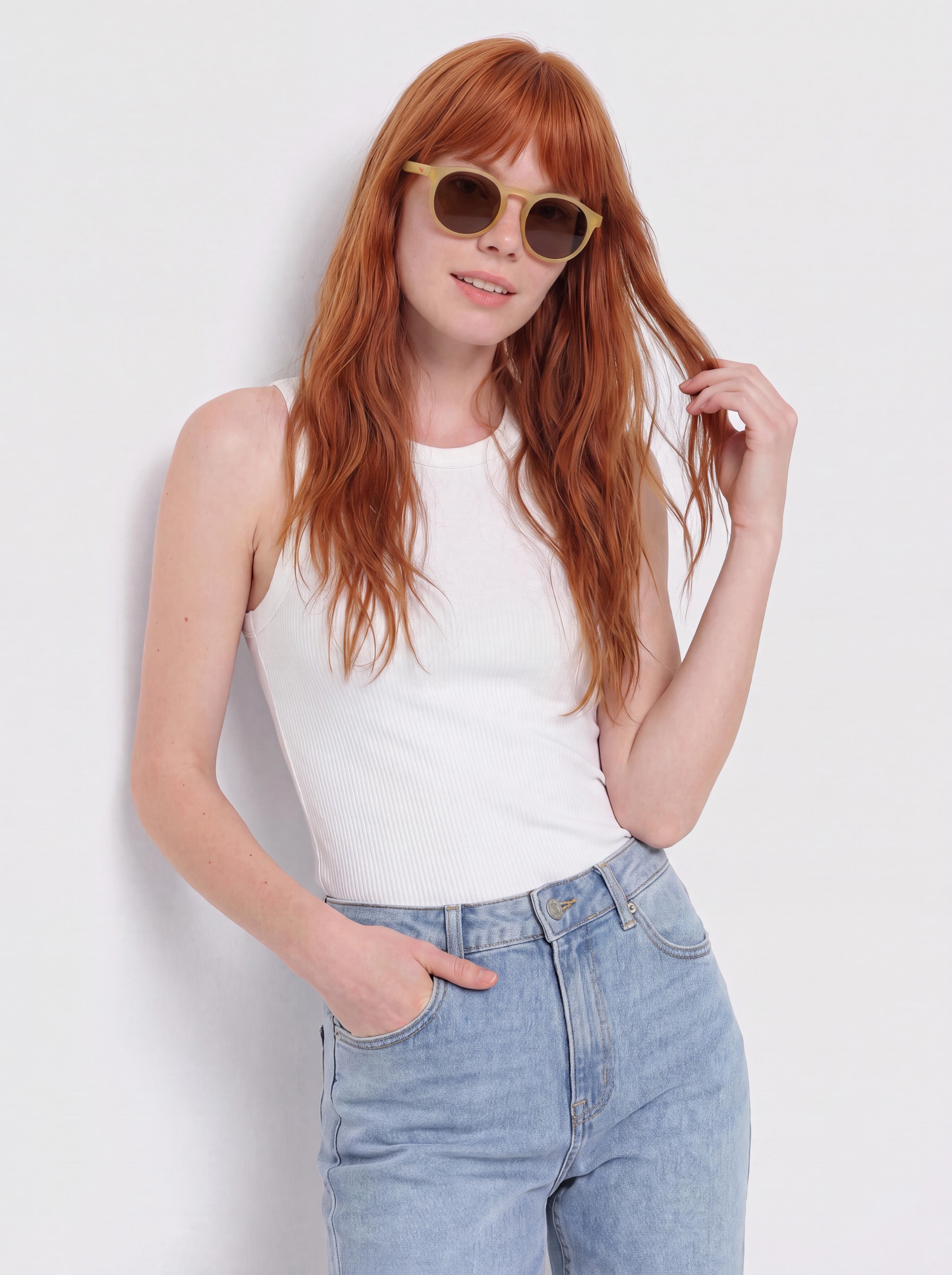 Nike SB Sunglasses Swerve P (matte team gold/polar brown)