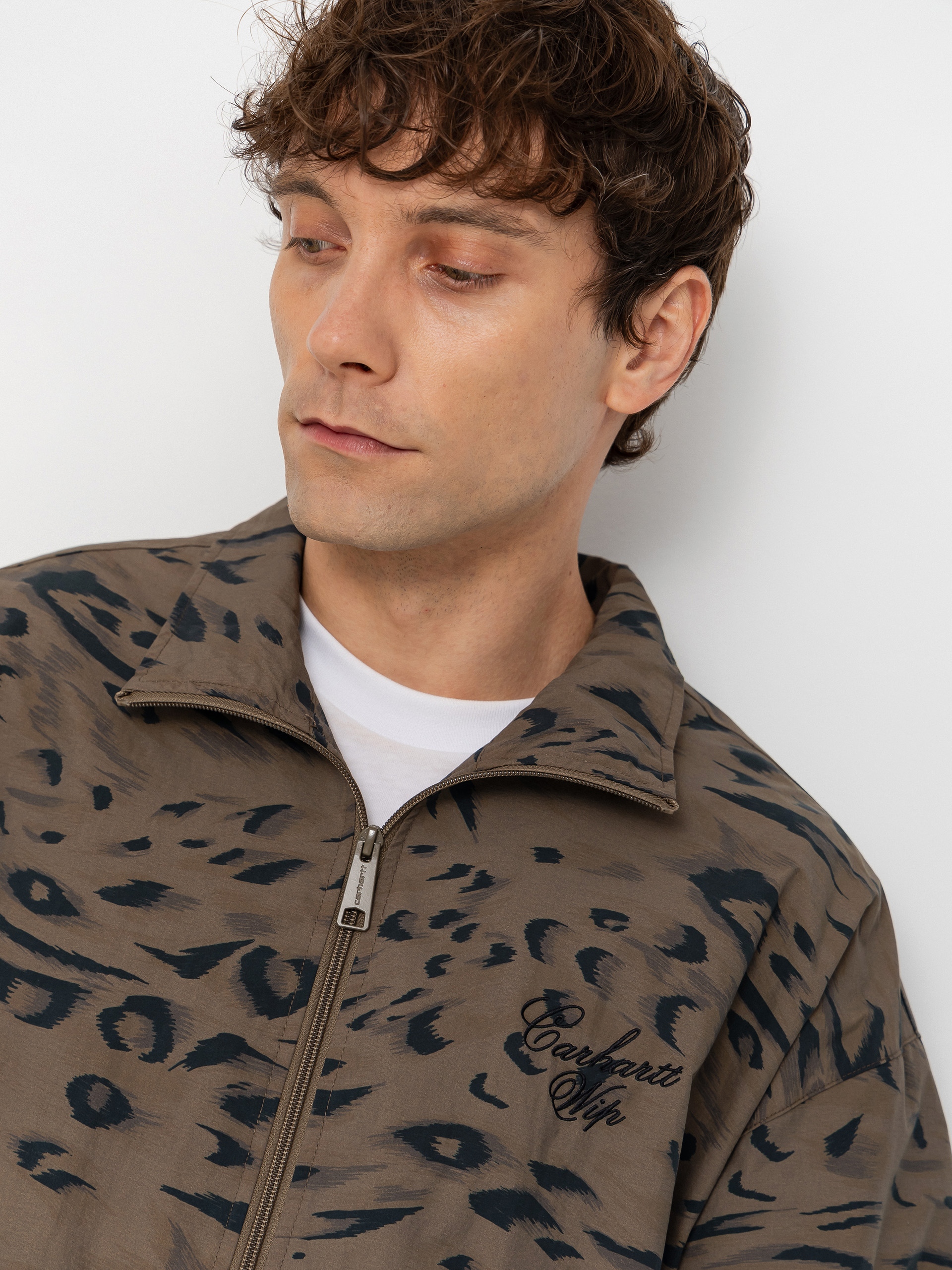 Carhartt WIP Jacket Travon (duck feather print cypress/black)