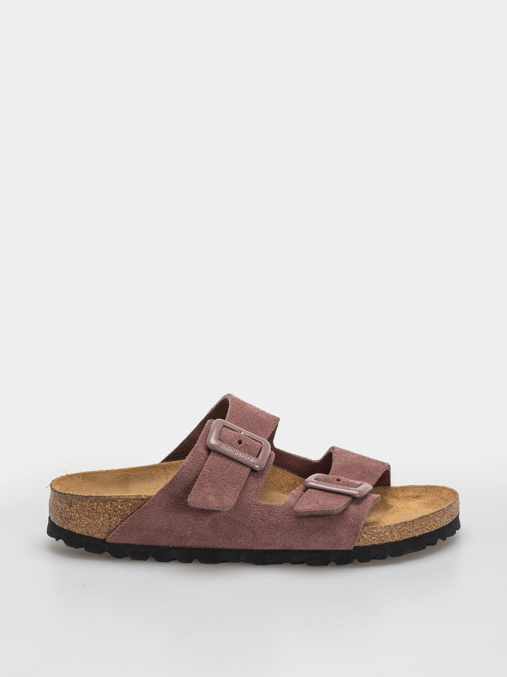 Birkenstock Flip Flops Arizona Suede Leather Cushion Buckle Narrow Wmn