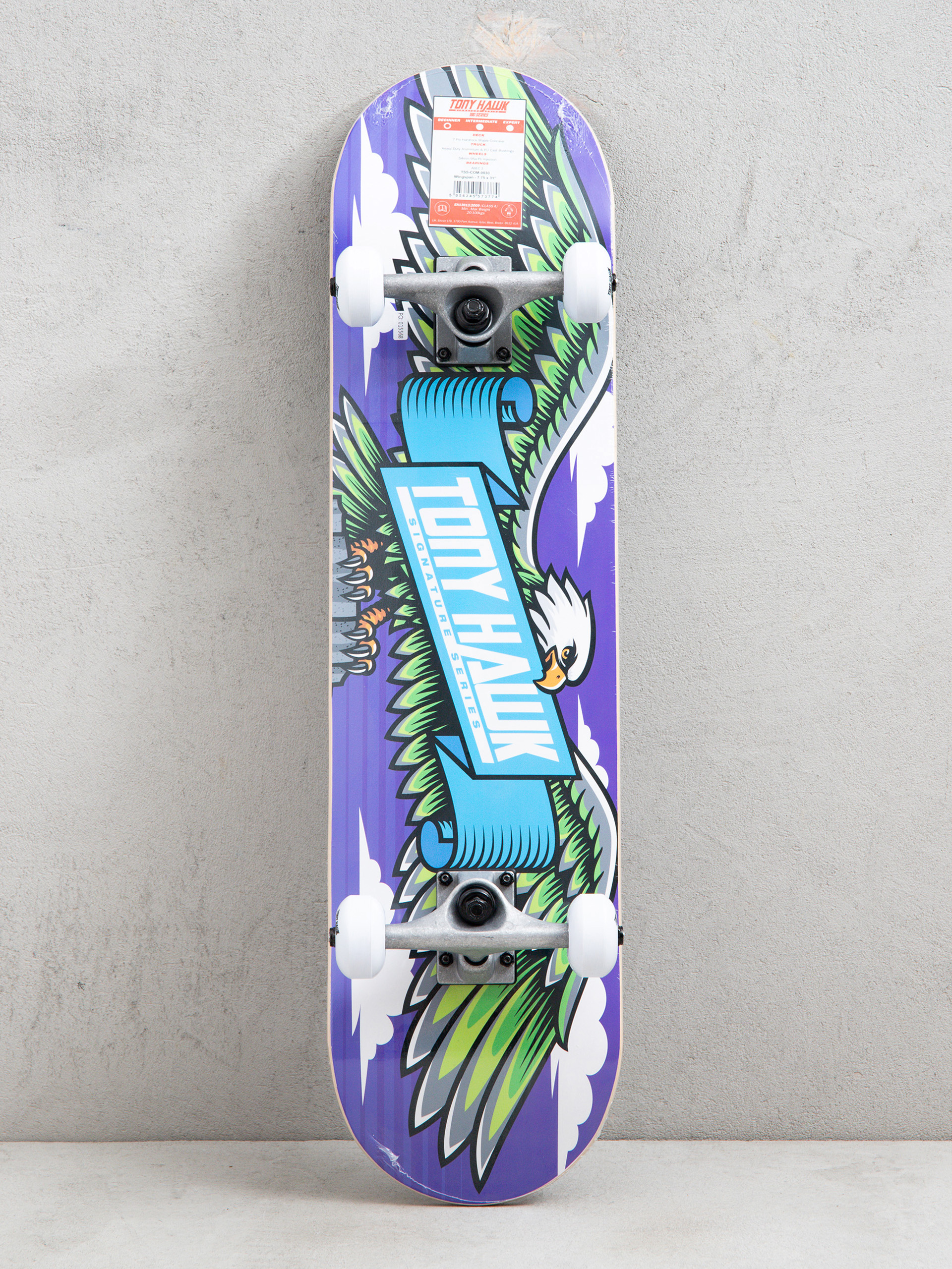 Tony Hawk Wingspan Skateboard (purple)