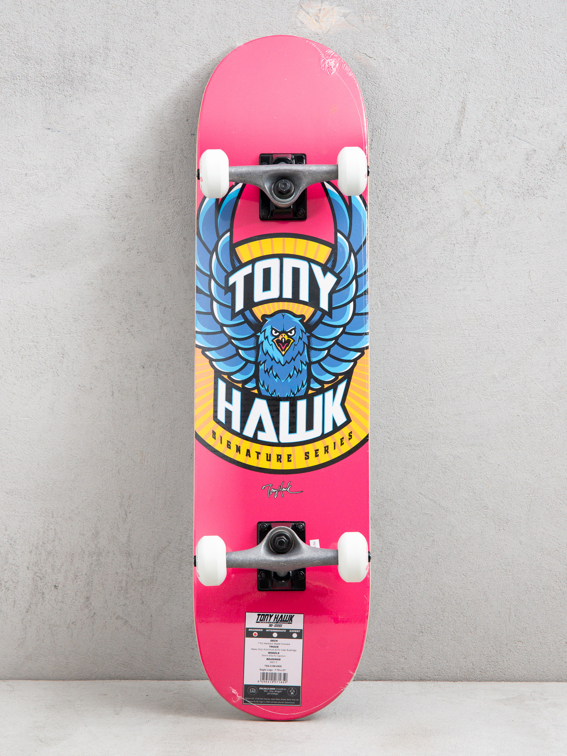 Tony Hawk Eagle Logo Skateboard (pink)