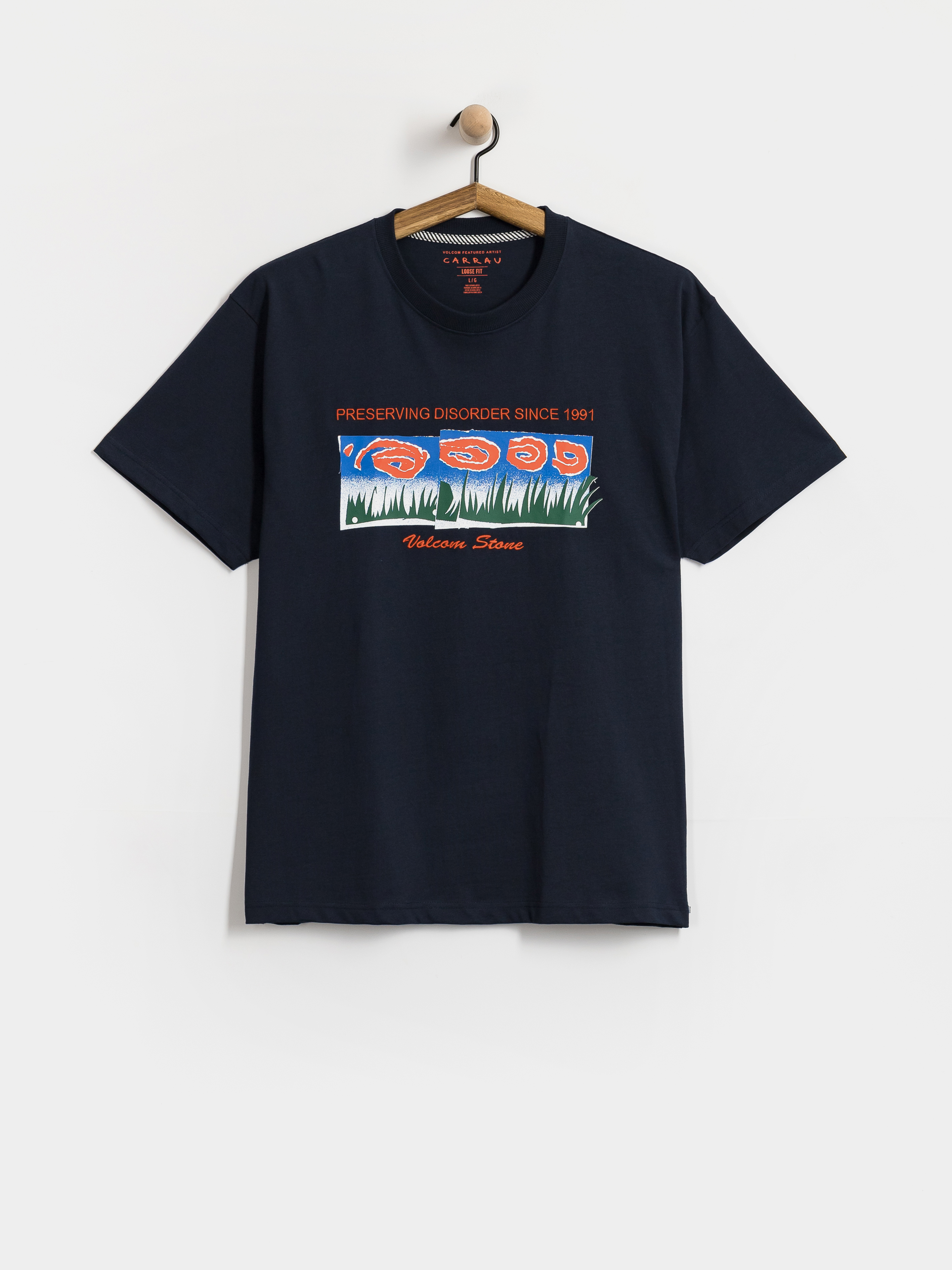Volcom Fa Carrau 1 Lse T-Shirt (marine)