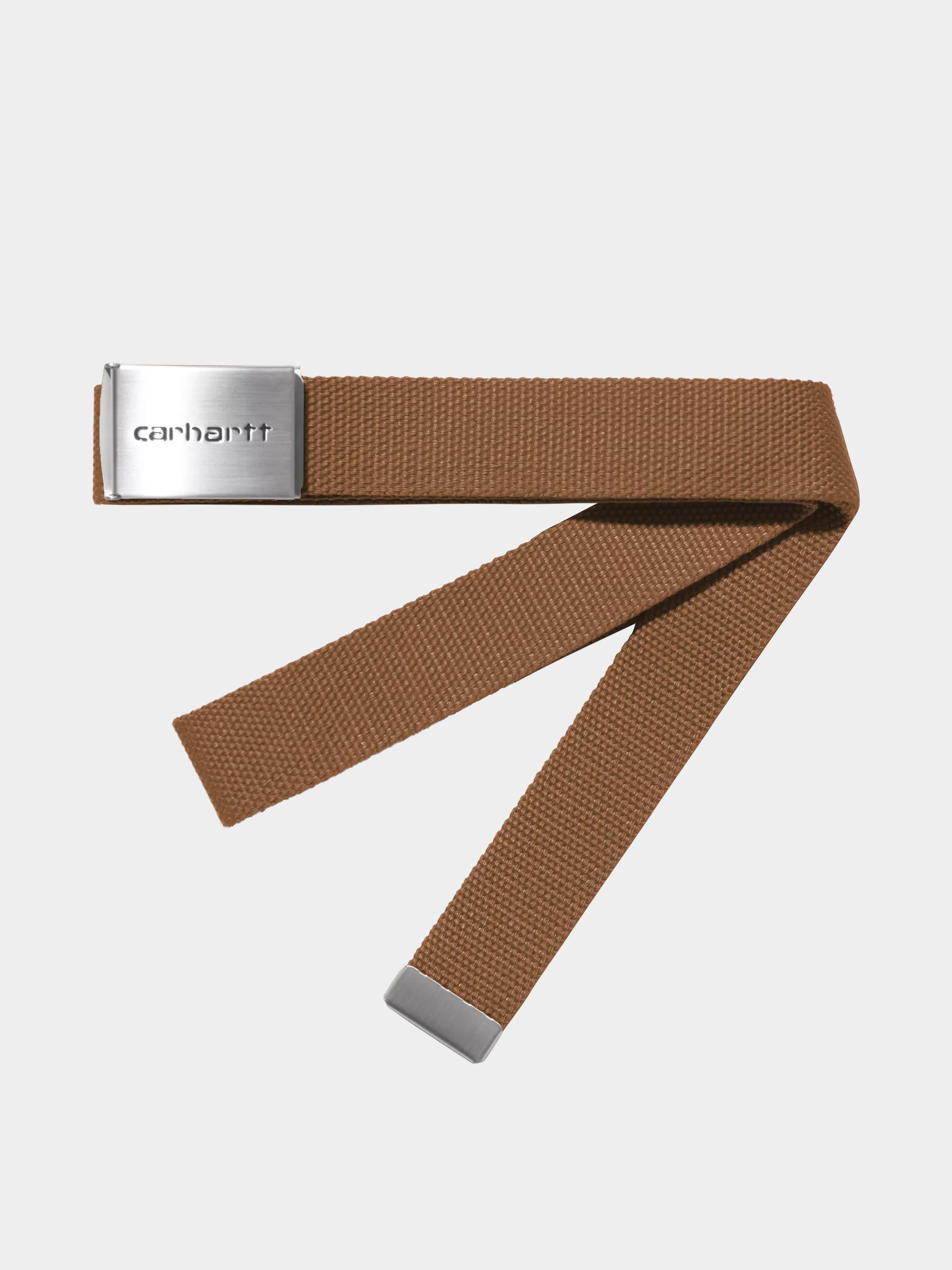 Carhartt WIP Gu00fcrtel Clip Chrome (wip h brown)