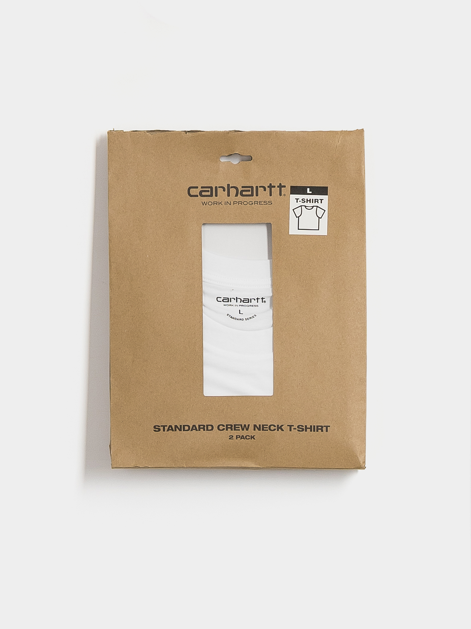 Carhartt WIP Standard 2 pack T-Shirt (white/white)