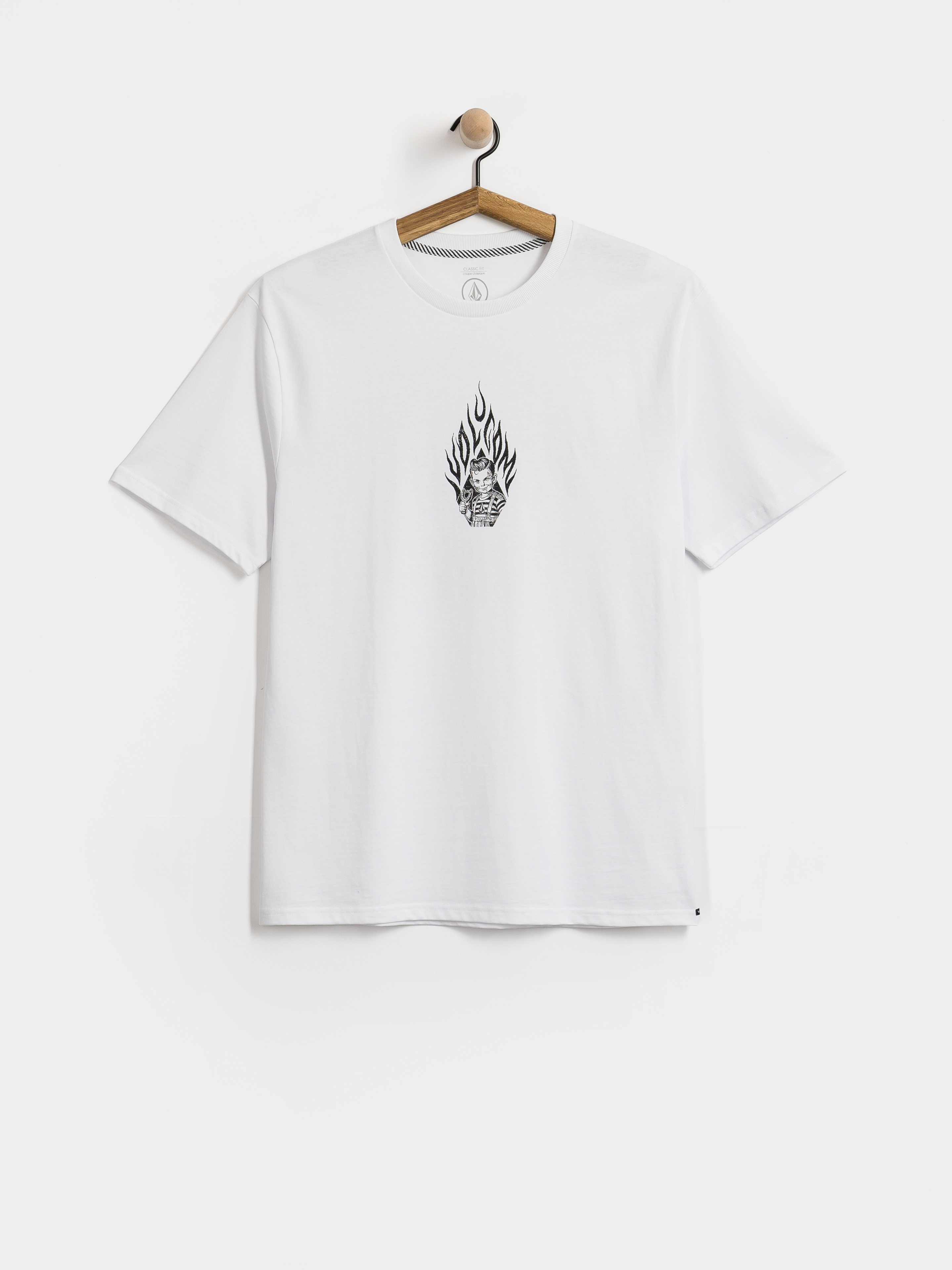 Volcom T-Shirt Firecar (white)