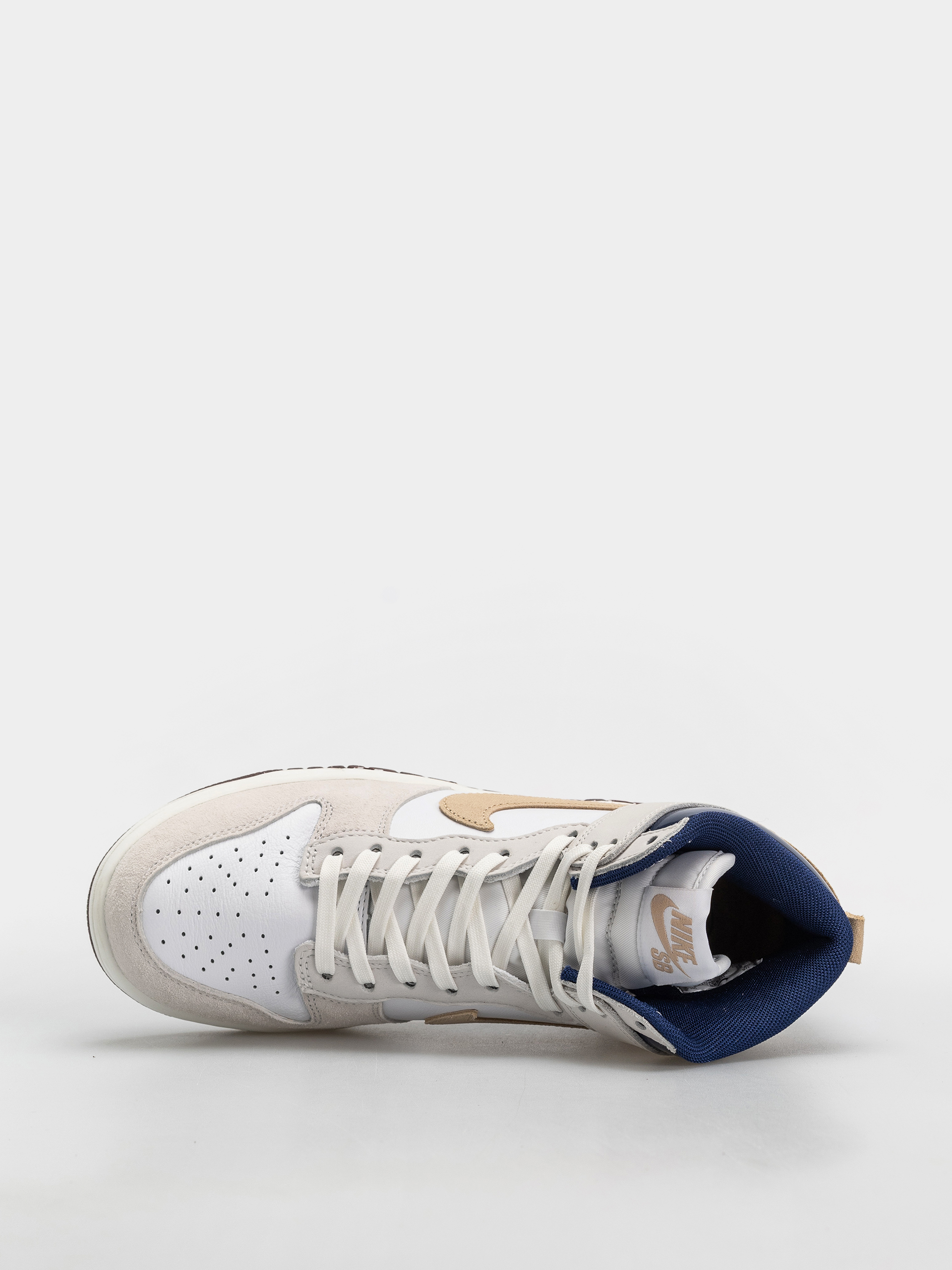Nike SB Dunk High Pro QS Beyond Shoes (white/ivorysand duneblue void)