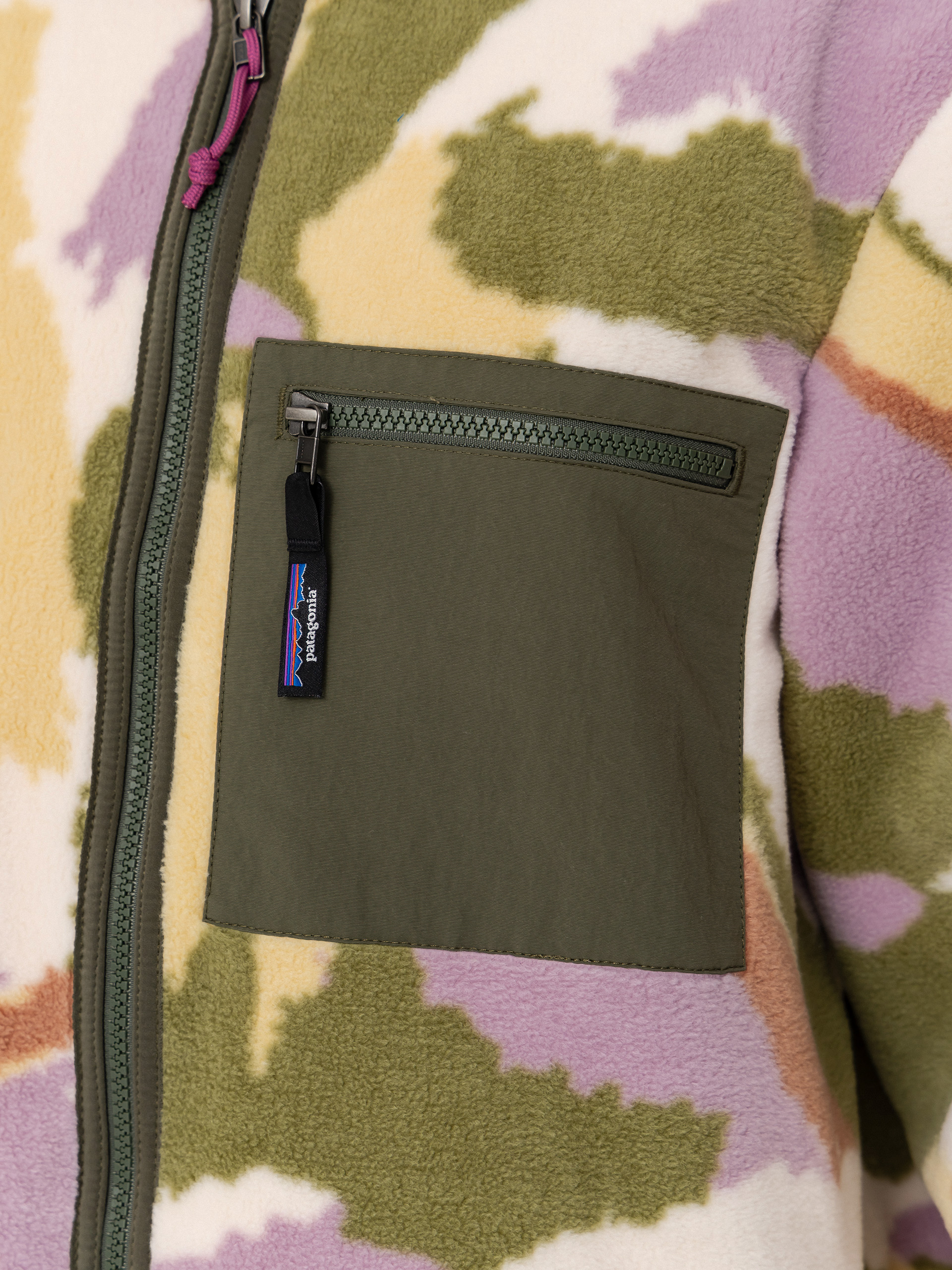 Herren Patagonia Synchilla Fleece jacke (sunshine/natural)