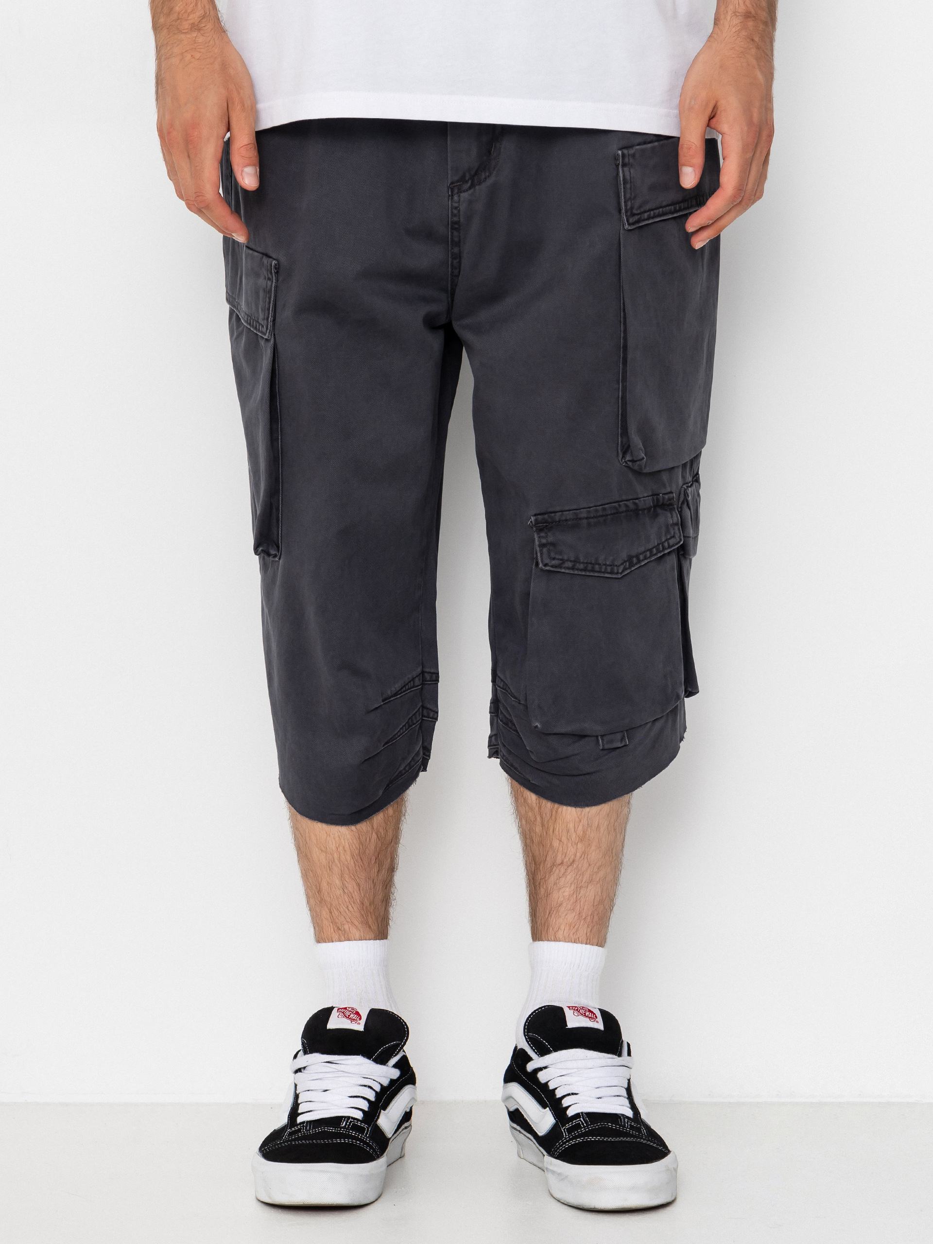 Wasted Paris Grant Shorts (faded black)
