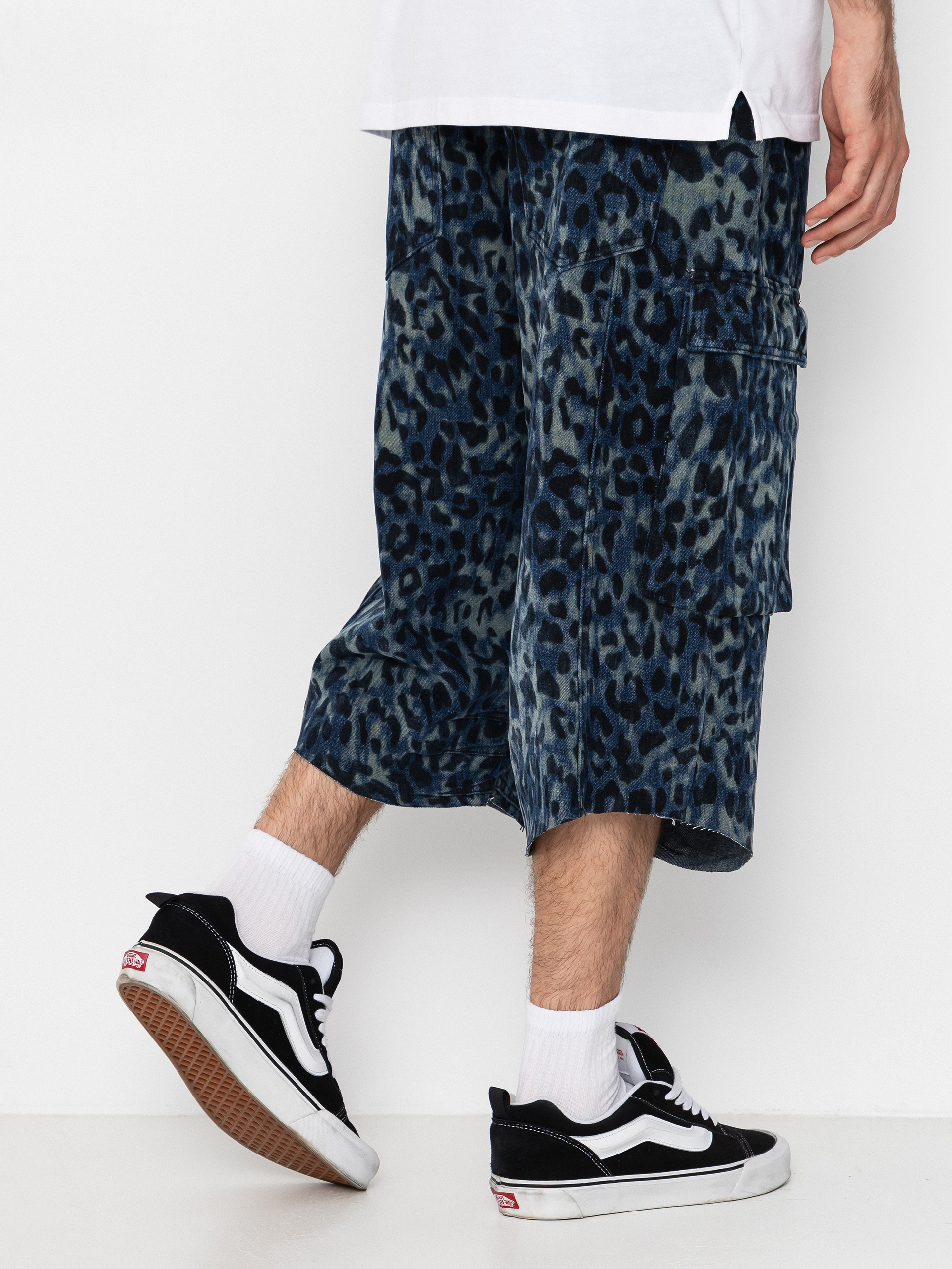 Wasted Paris Cheetah Grant Shorts (blue camo)