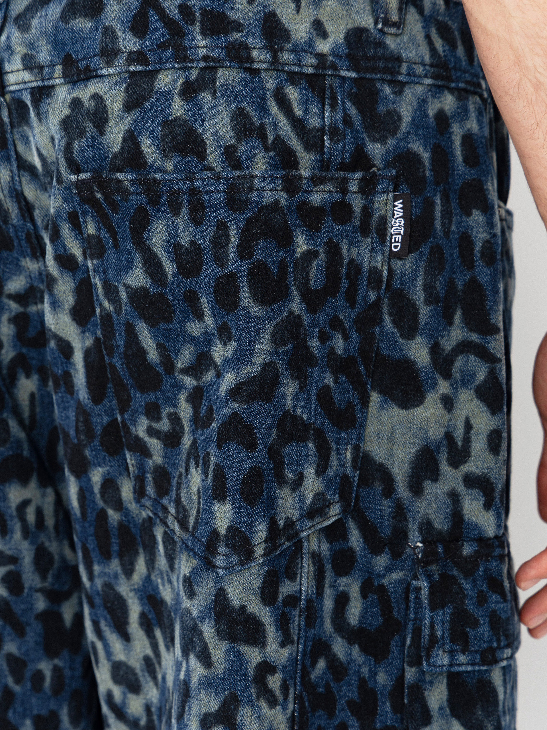 Wasted Paris Cheetah Grant Shorts (blue camo)