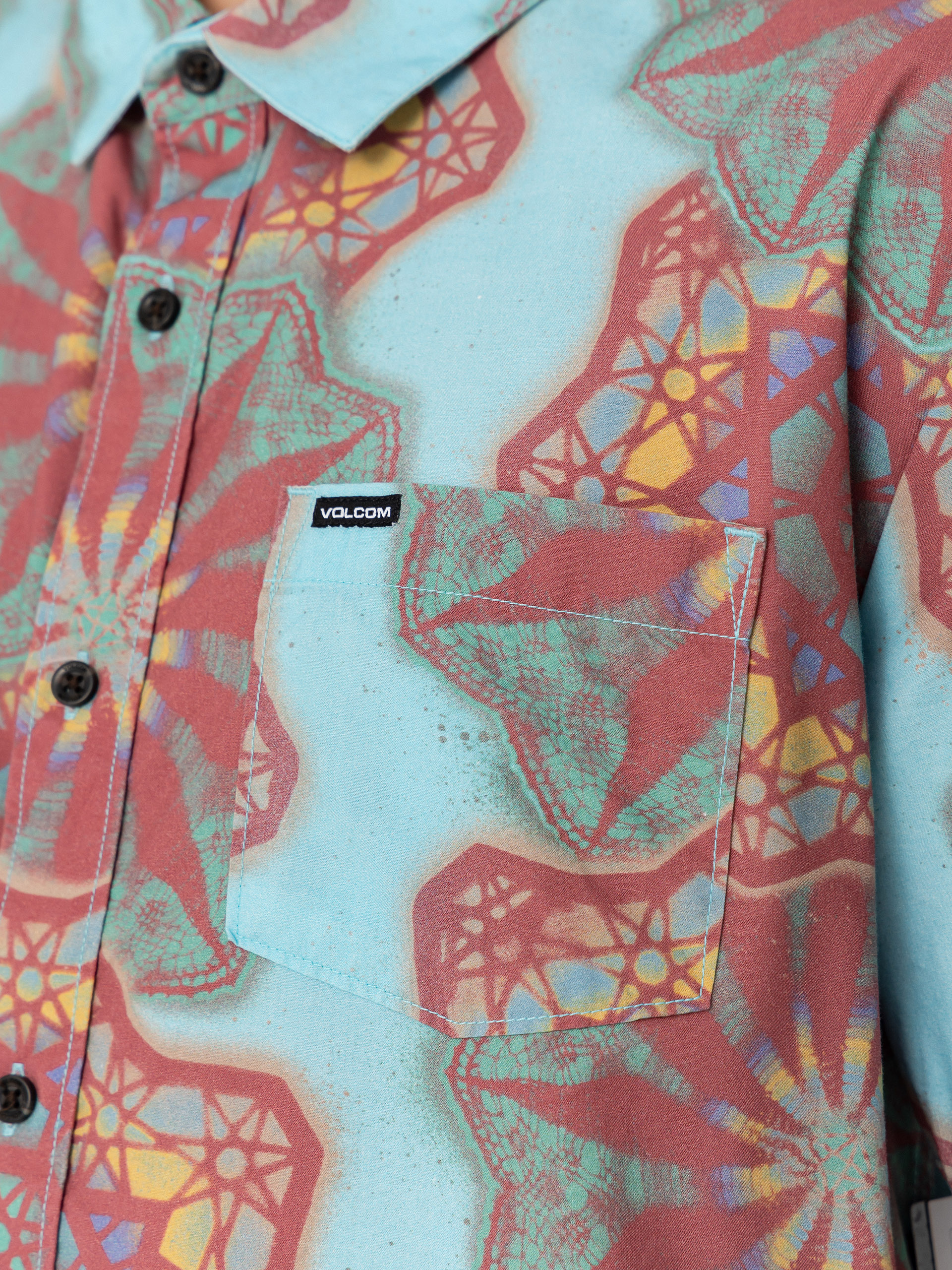 Volcom Star Shields Fa Hemd (castlerock)