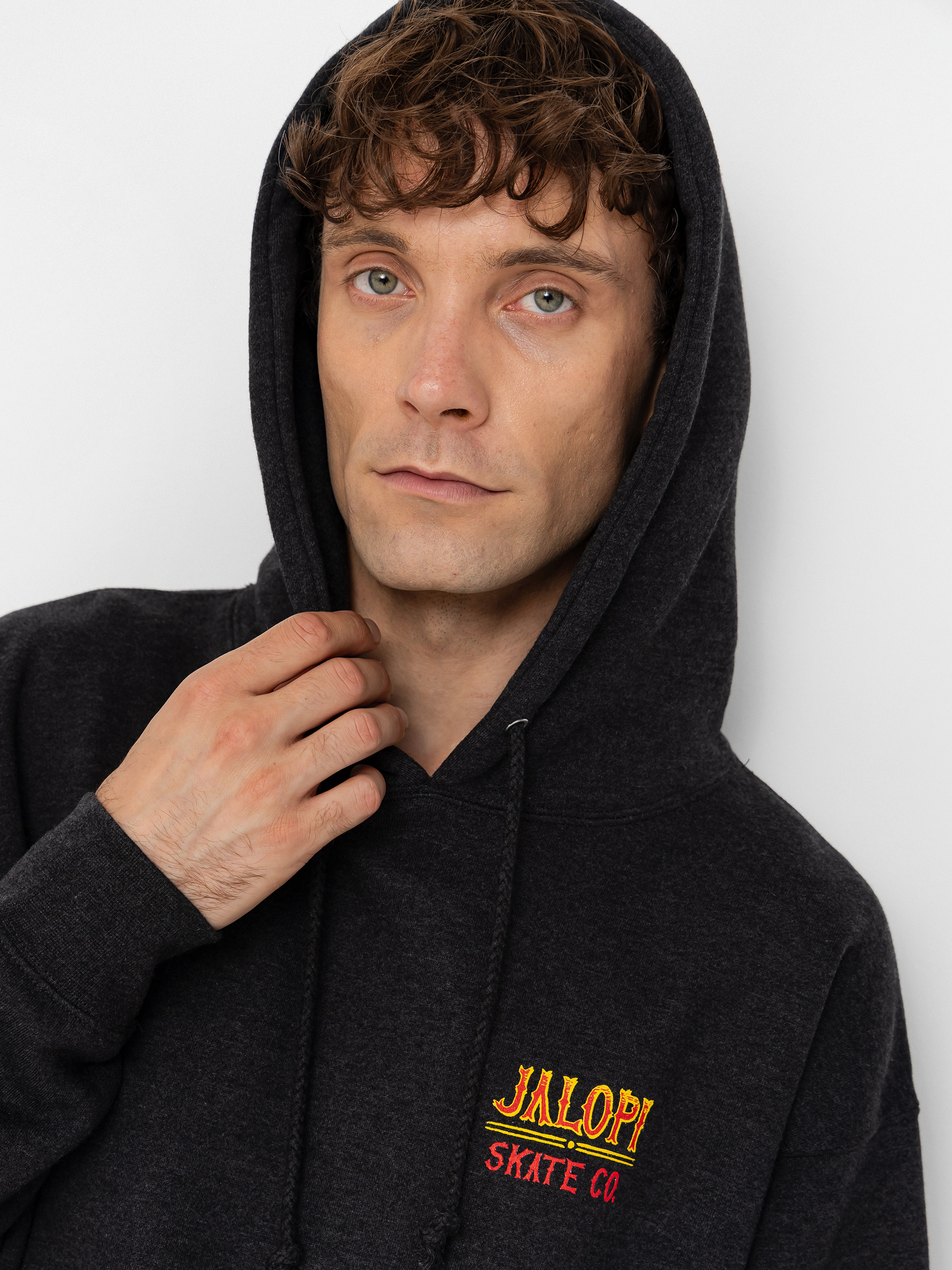 Antihero Hoodie Jalopi Returns HD (charcoal heather w/multi color prints)