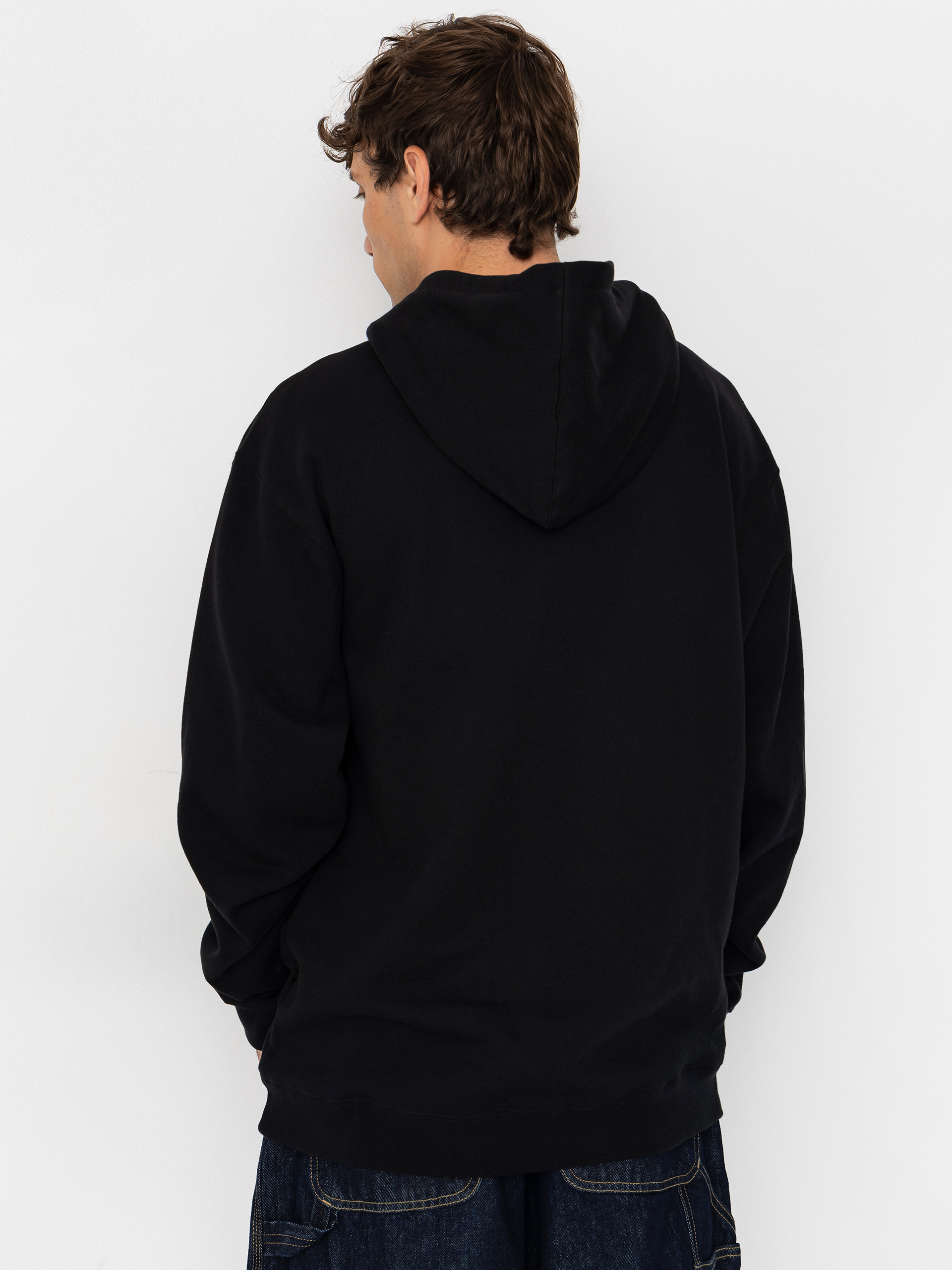 Spitfire Team Bighead HD Hoodie (black w/red white black embroidery)