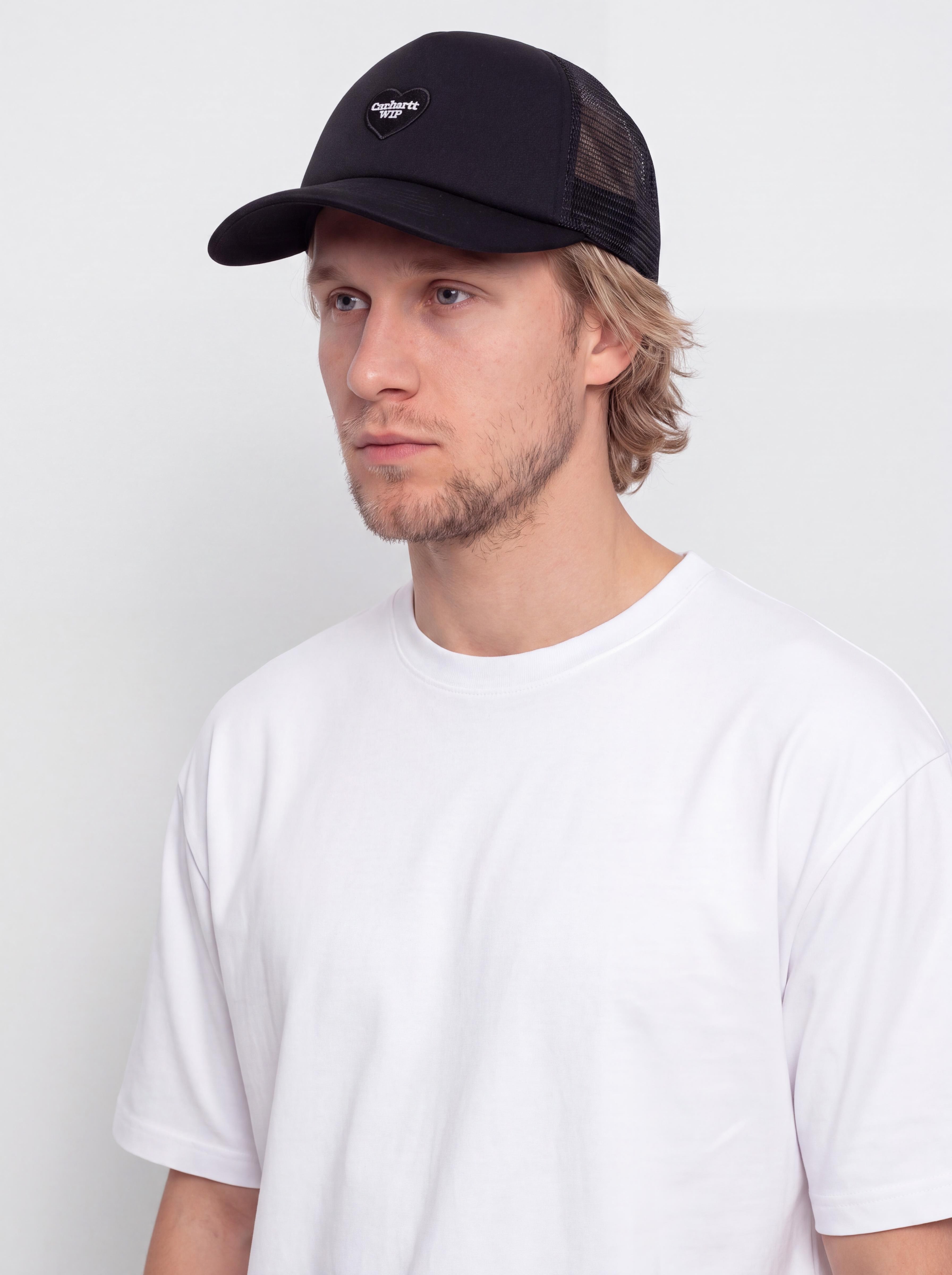 Carhartt WIP Heart Patch Trucker Cap (black)