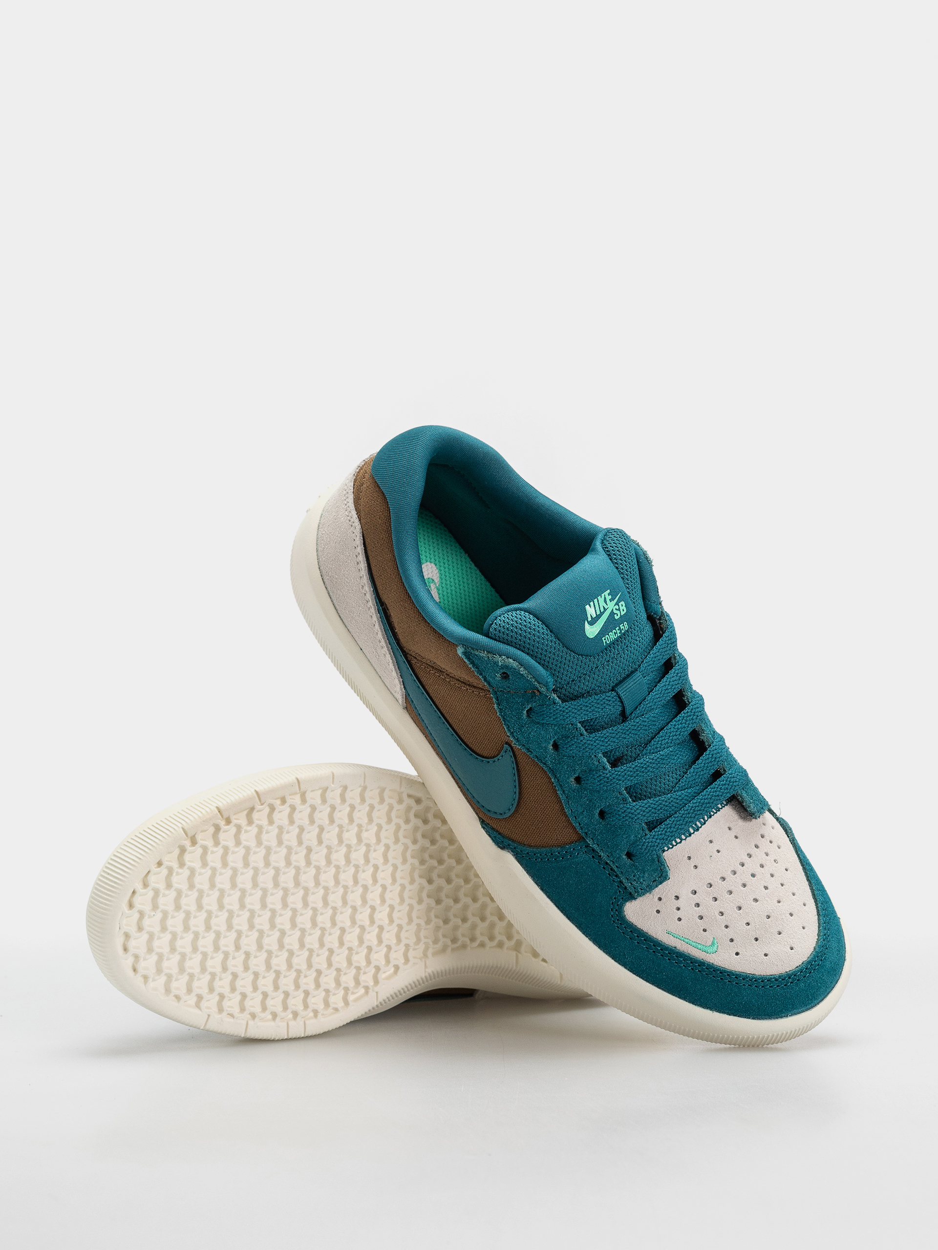 Nike SB Schuhe Force 58 (mosswood brown/geode teal lt orewood brn)