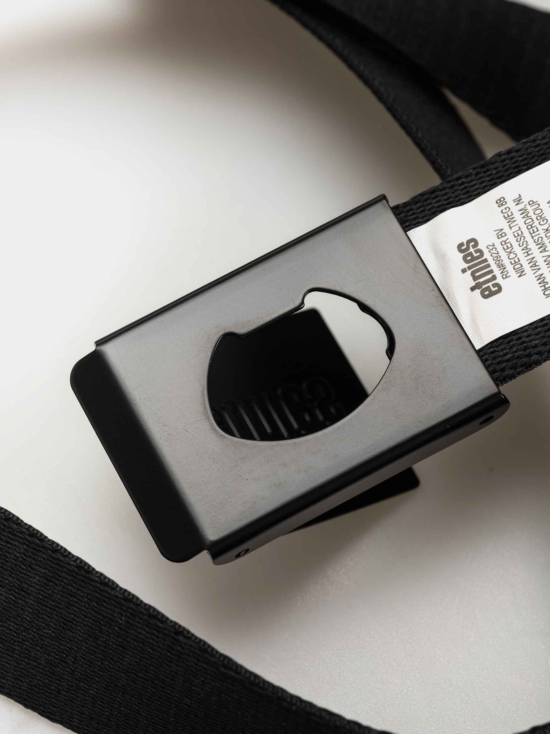 Etnies Belt Wordmark (black/black)