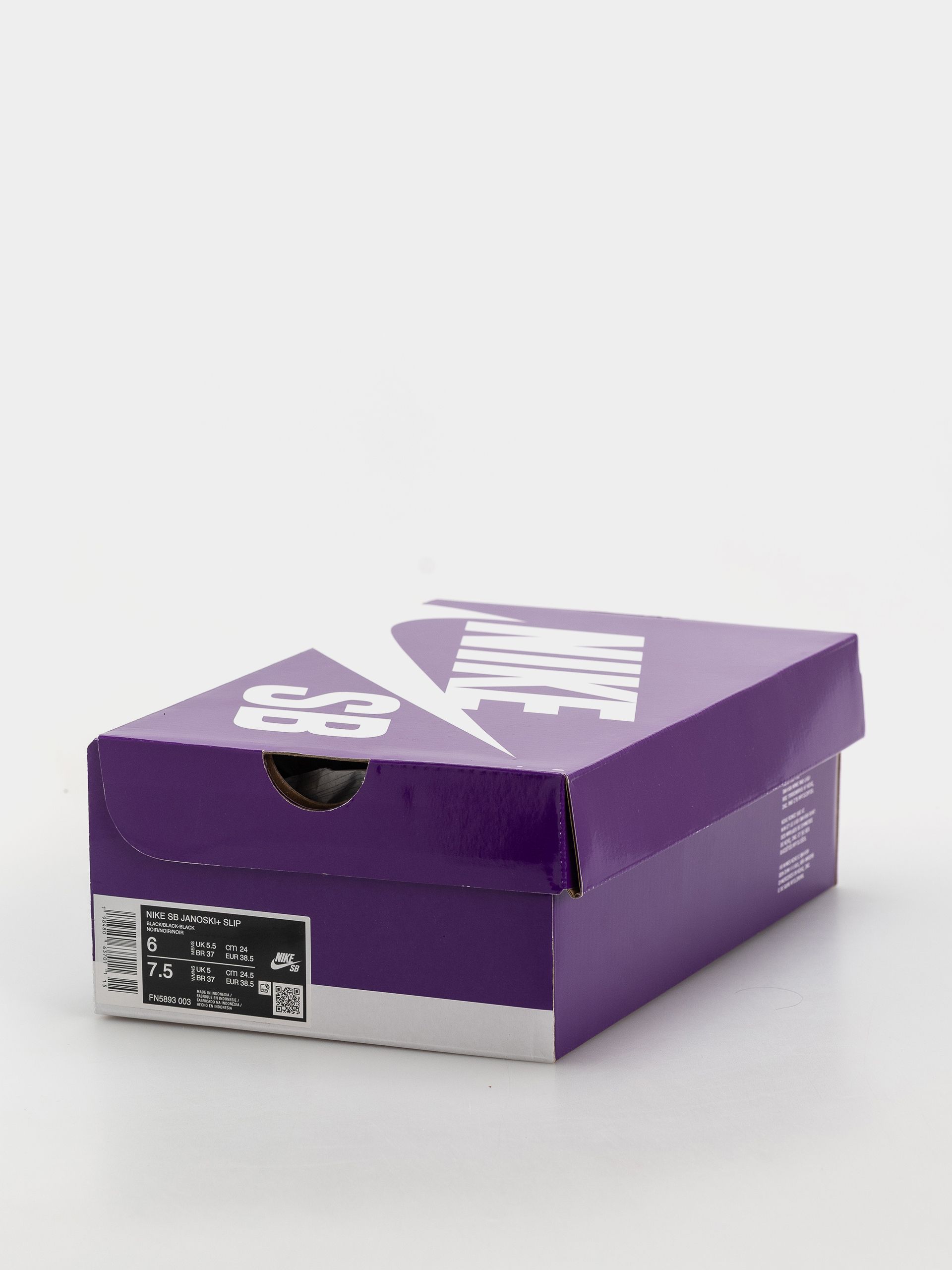 Nike SB Shoes Janoski+ Slip (black/black black gum light brown)