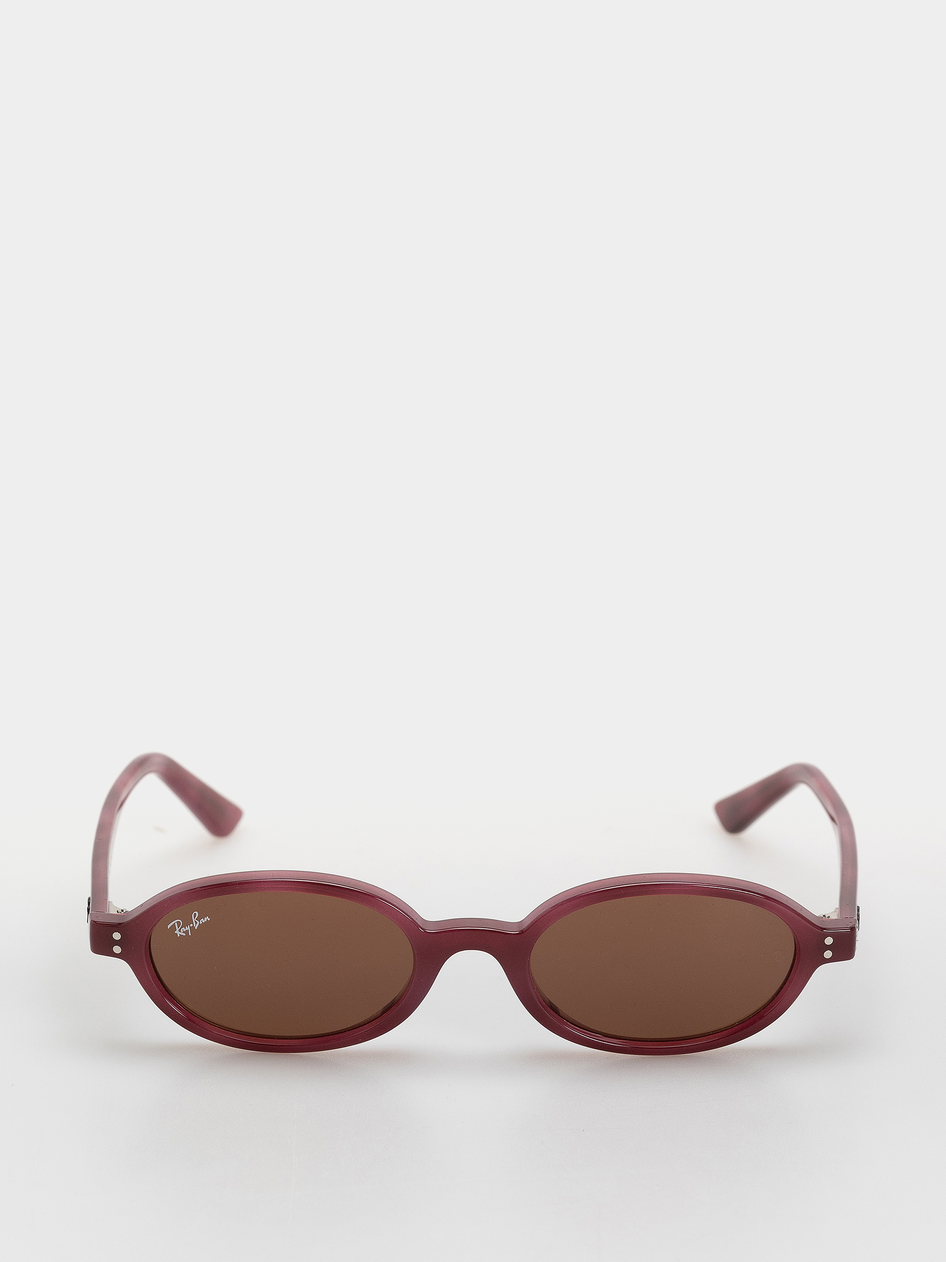 Ray-Ban Khal Sunglasses (polerowany purple hawana/ciemnobrown)