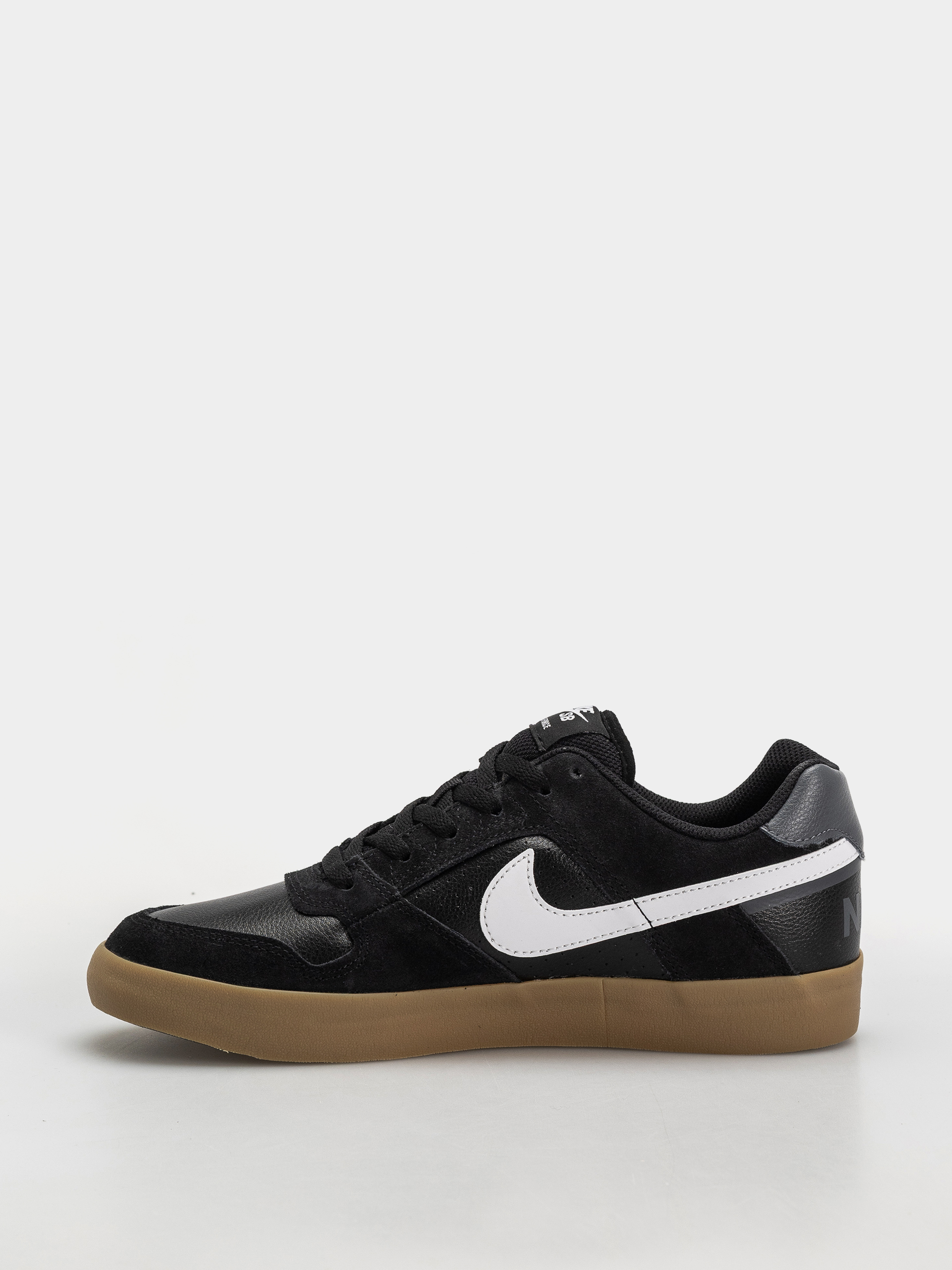 Nike SB Sb Delta Force Vulc Schuhe (black/white gum light brown dark grey)