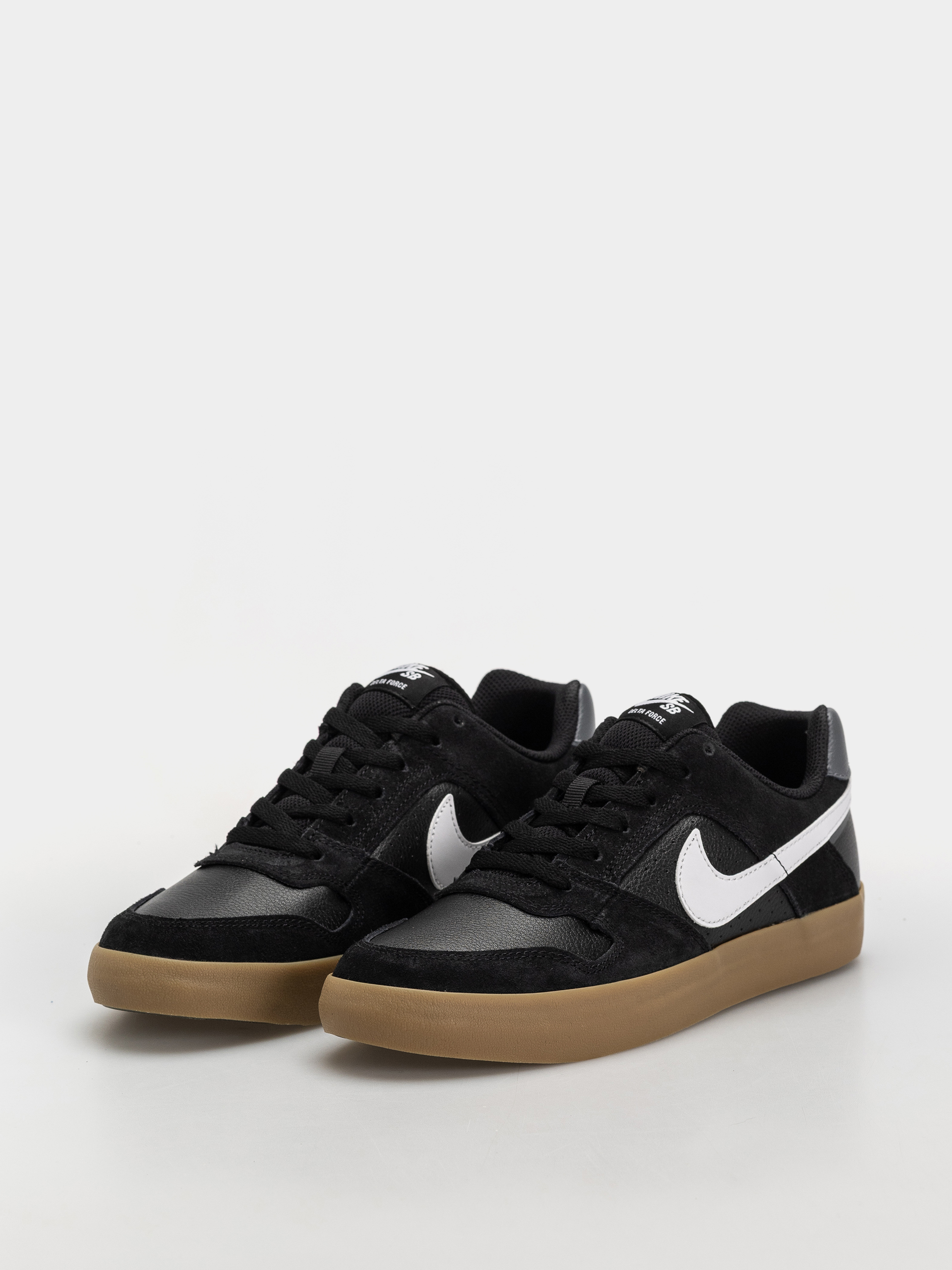Nike SB Sb Delta Force Vulc Schuhe (black/white gum light brown dark grey)