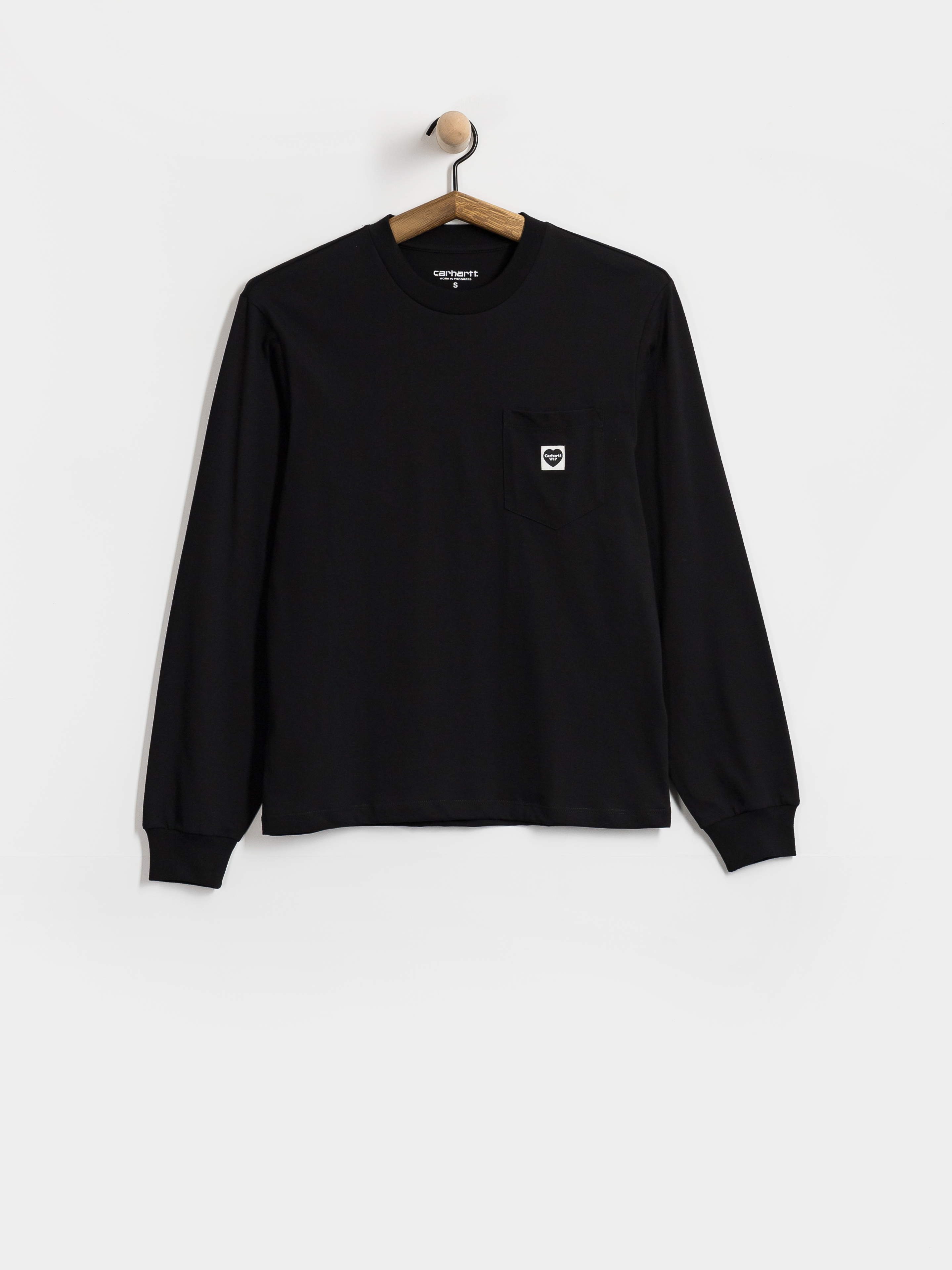 Carhartt WIP Pocket Small Heart Wmn Longsleeve (black/black)