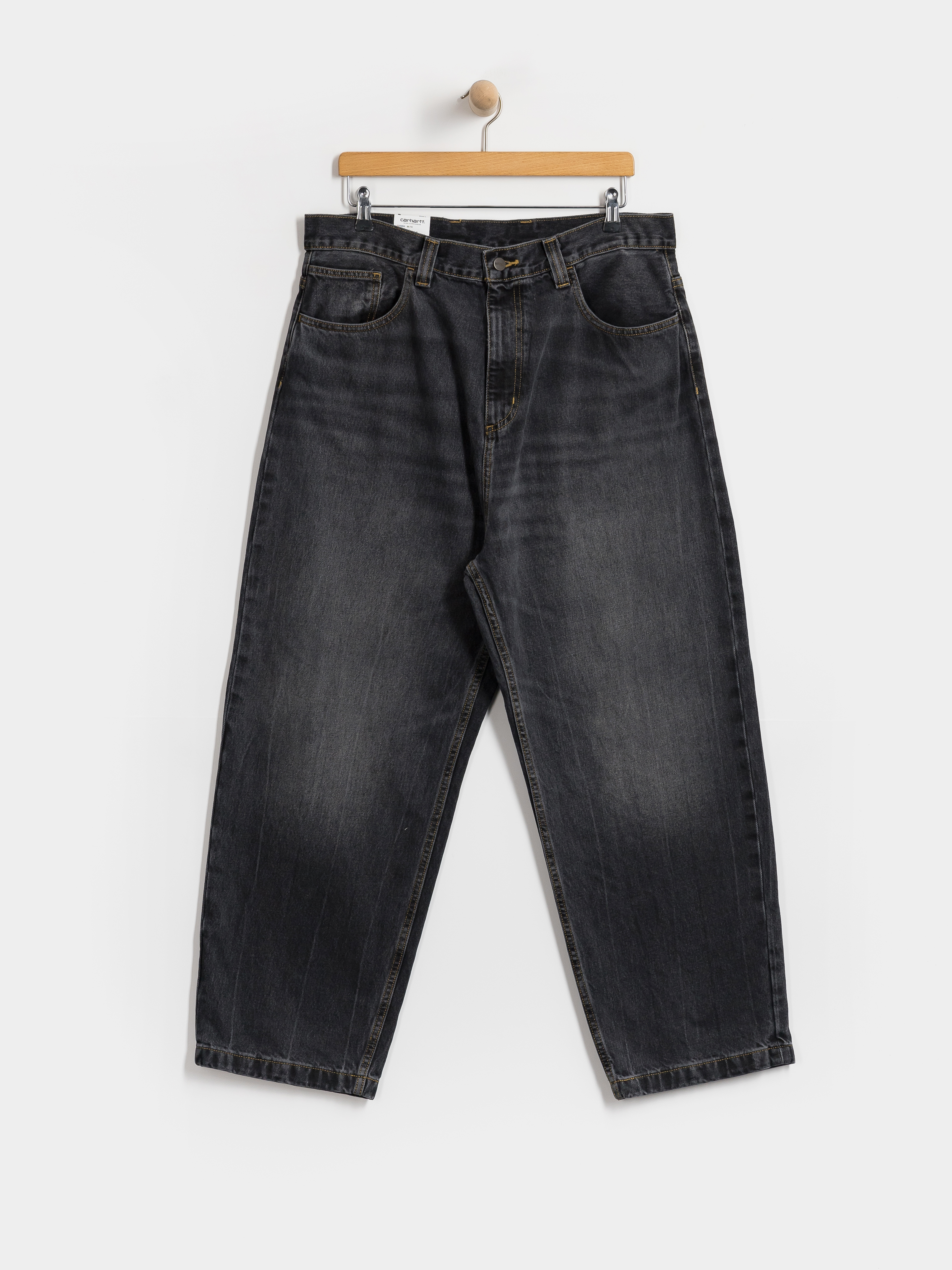 Carhartt WIP Brandon Pants (black/marble used wash)