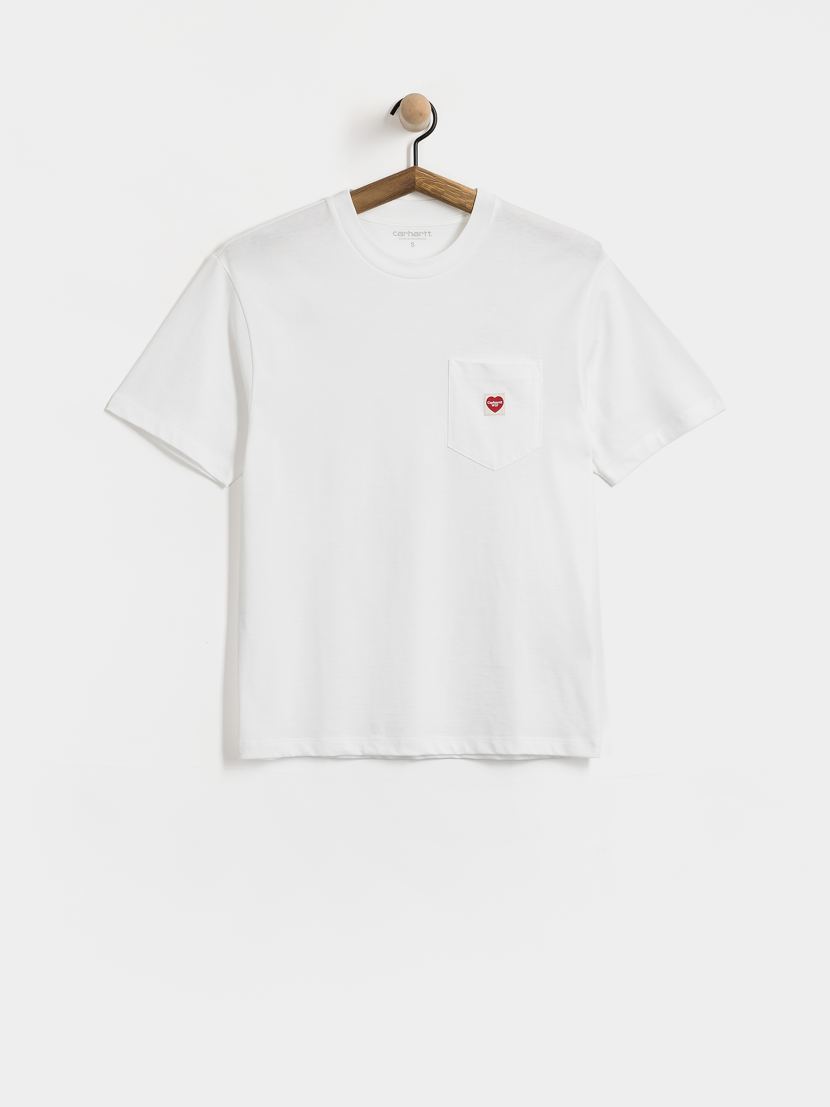 Carhartt WIP Pocket Small Heart Wmn T-Shirt (white/red)