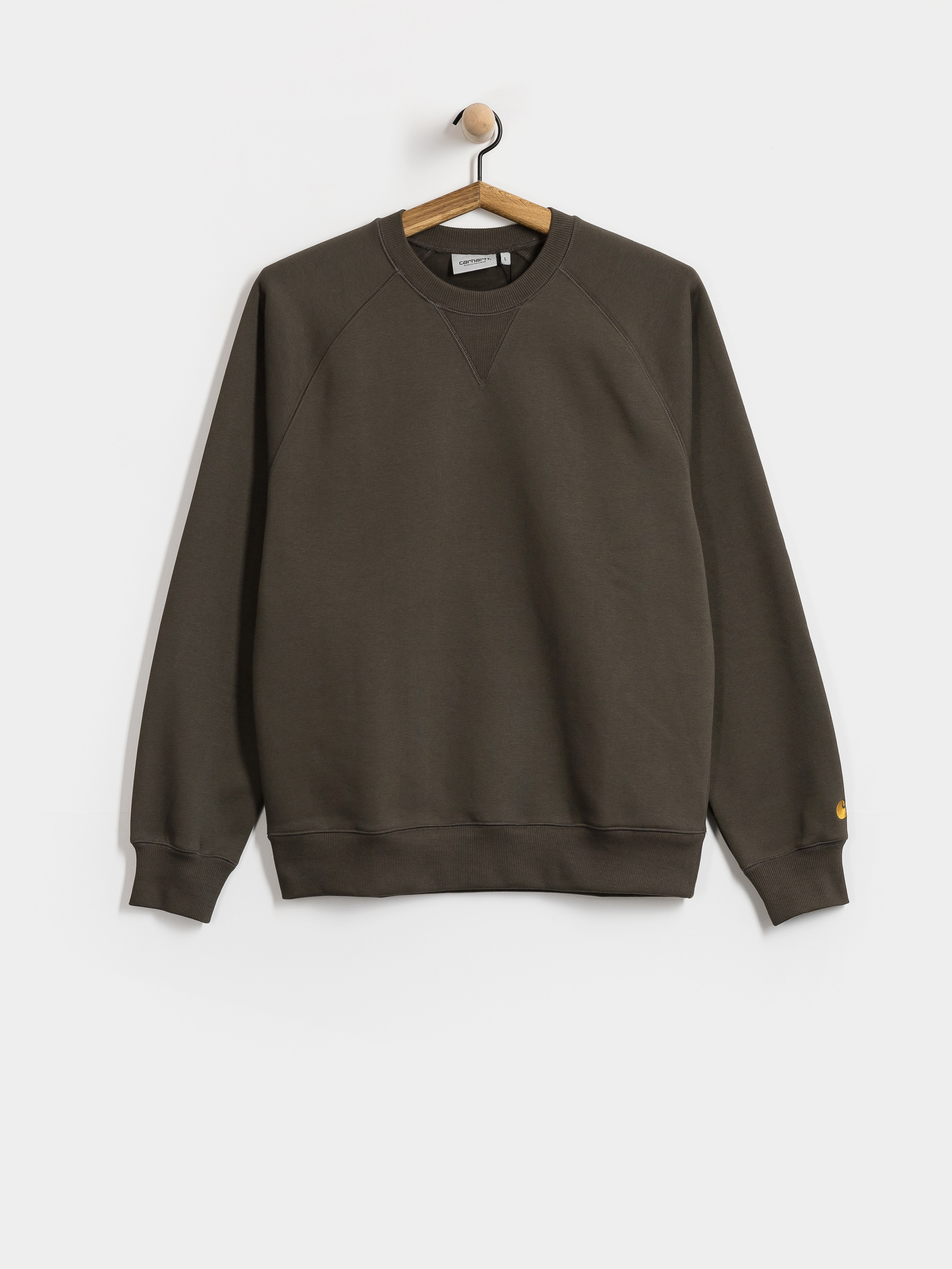 Carhartt WIP Chase Sweatshirt (shungite/gold)