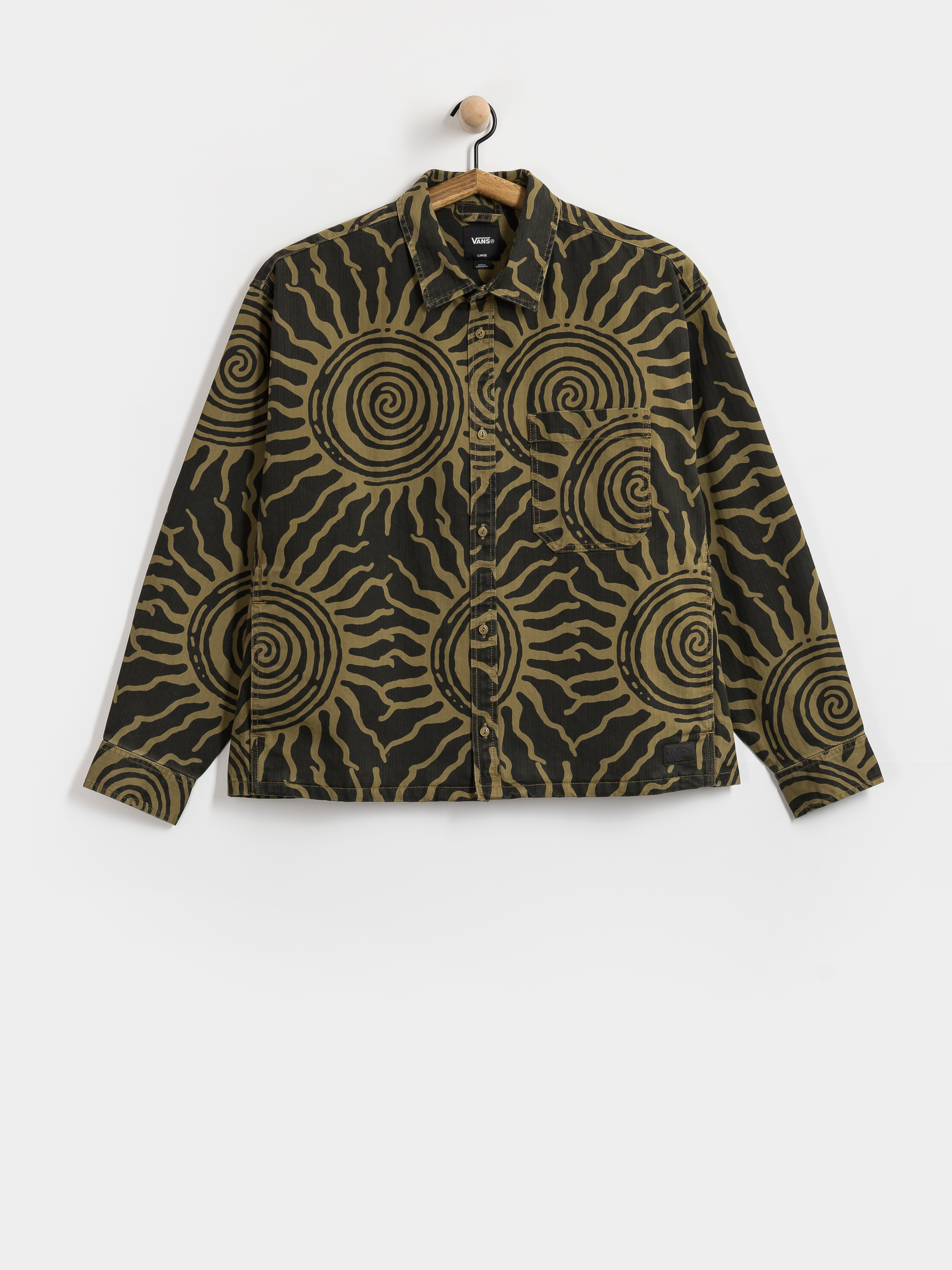 Vans Martinez Cotton Overshirt Shirt (faded black)
