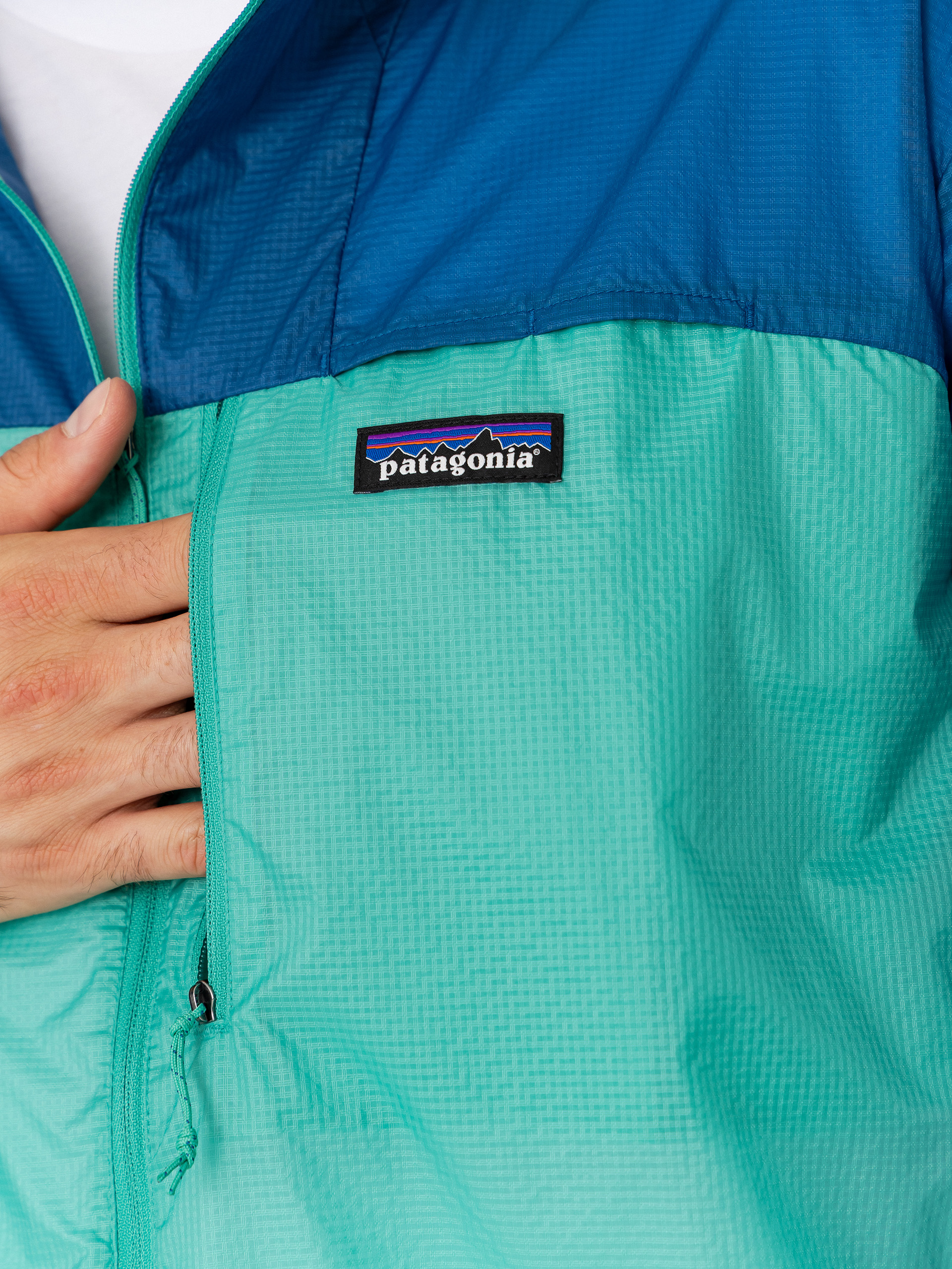 Patagonia Jacke Houdini Stash 1/2 Zip (aqua stone)