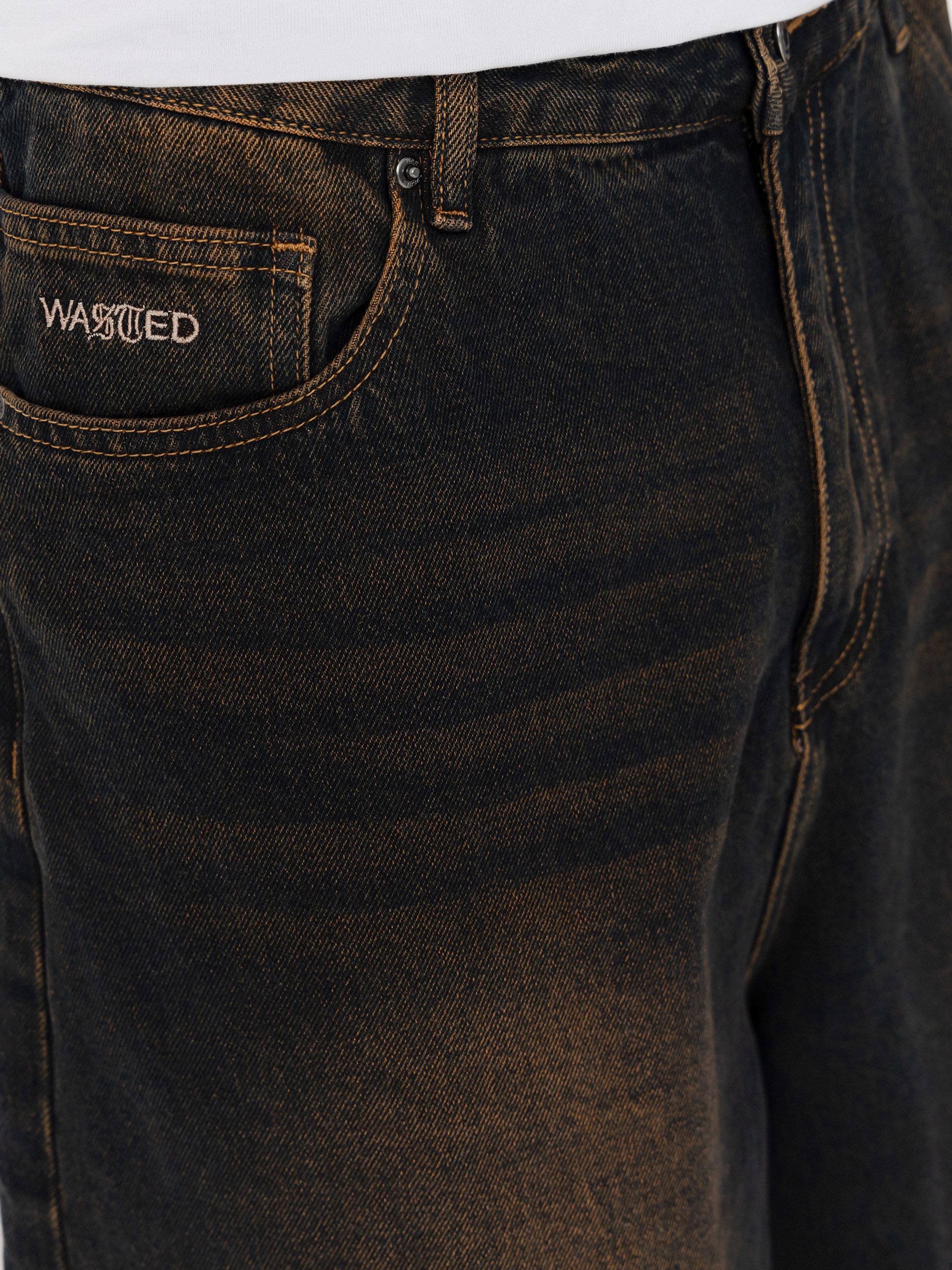 Wasted Paris Faded Casper Shorts (faded brown)