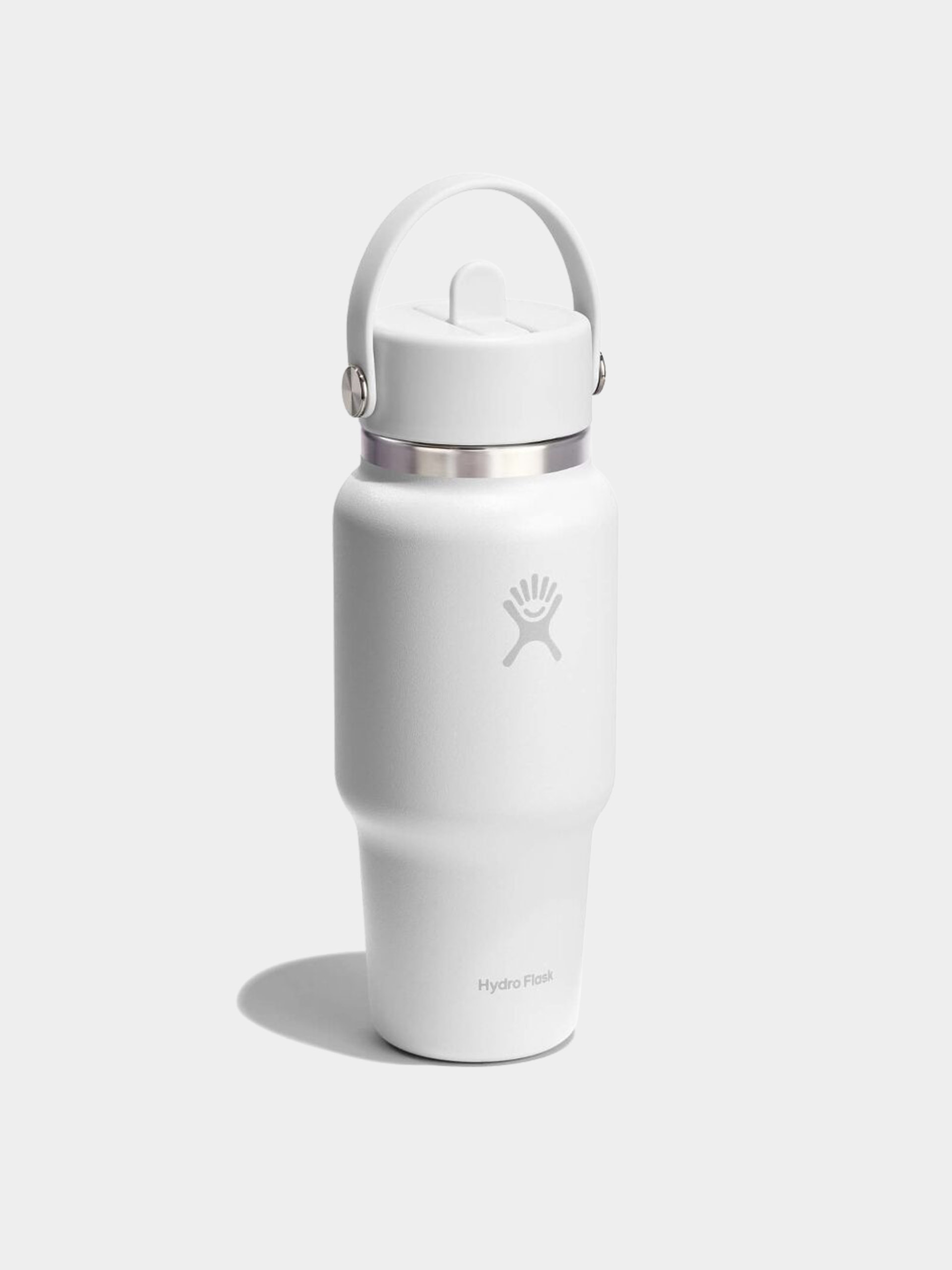Hydro Flask Flasche Wide Flex Straw Travel 710ml (white)
