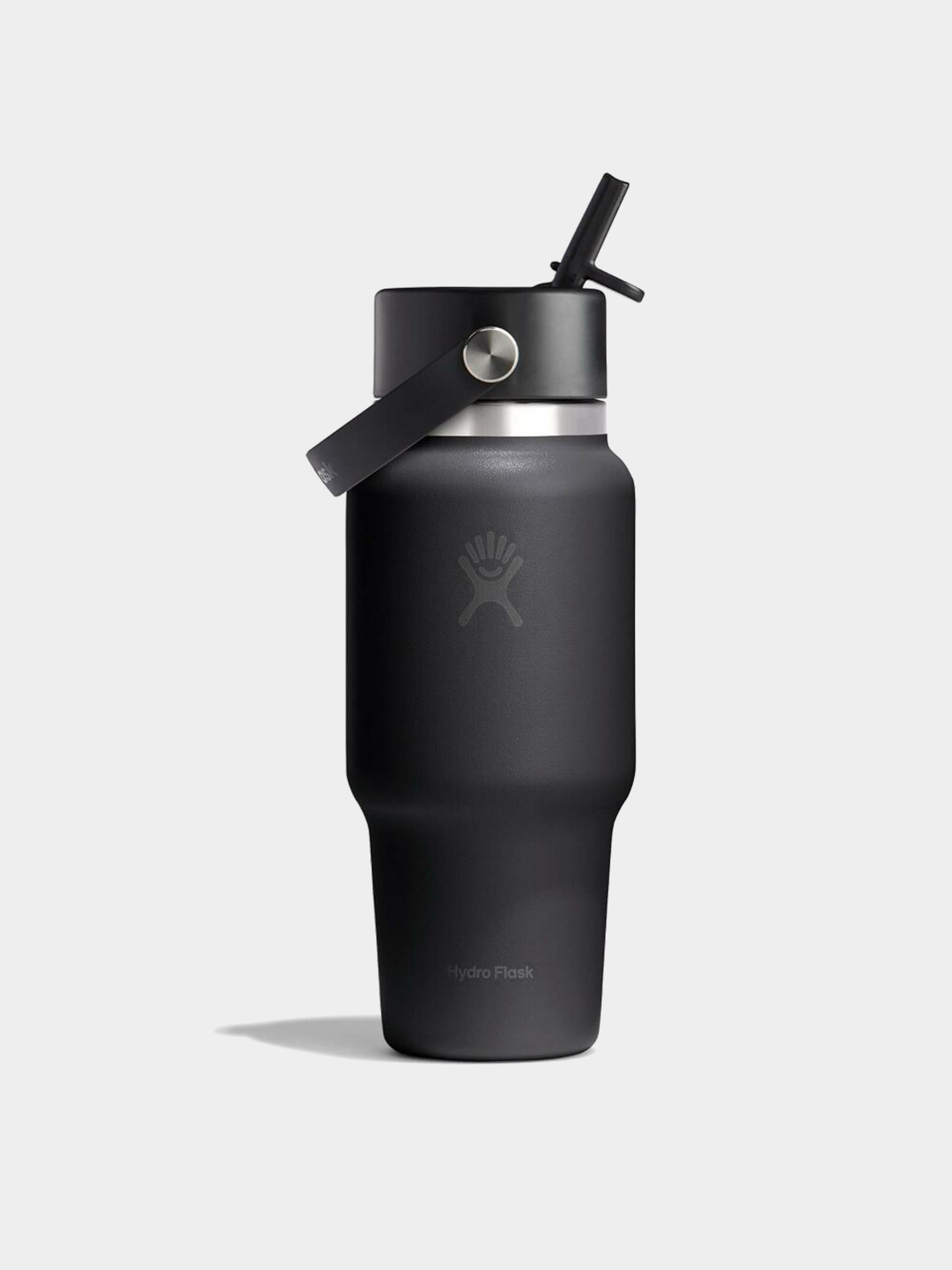 Hydro Flask Bottle Wide Flex Straw Travel 710ml (black)