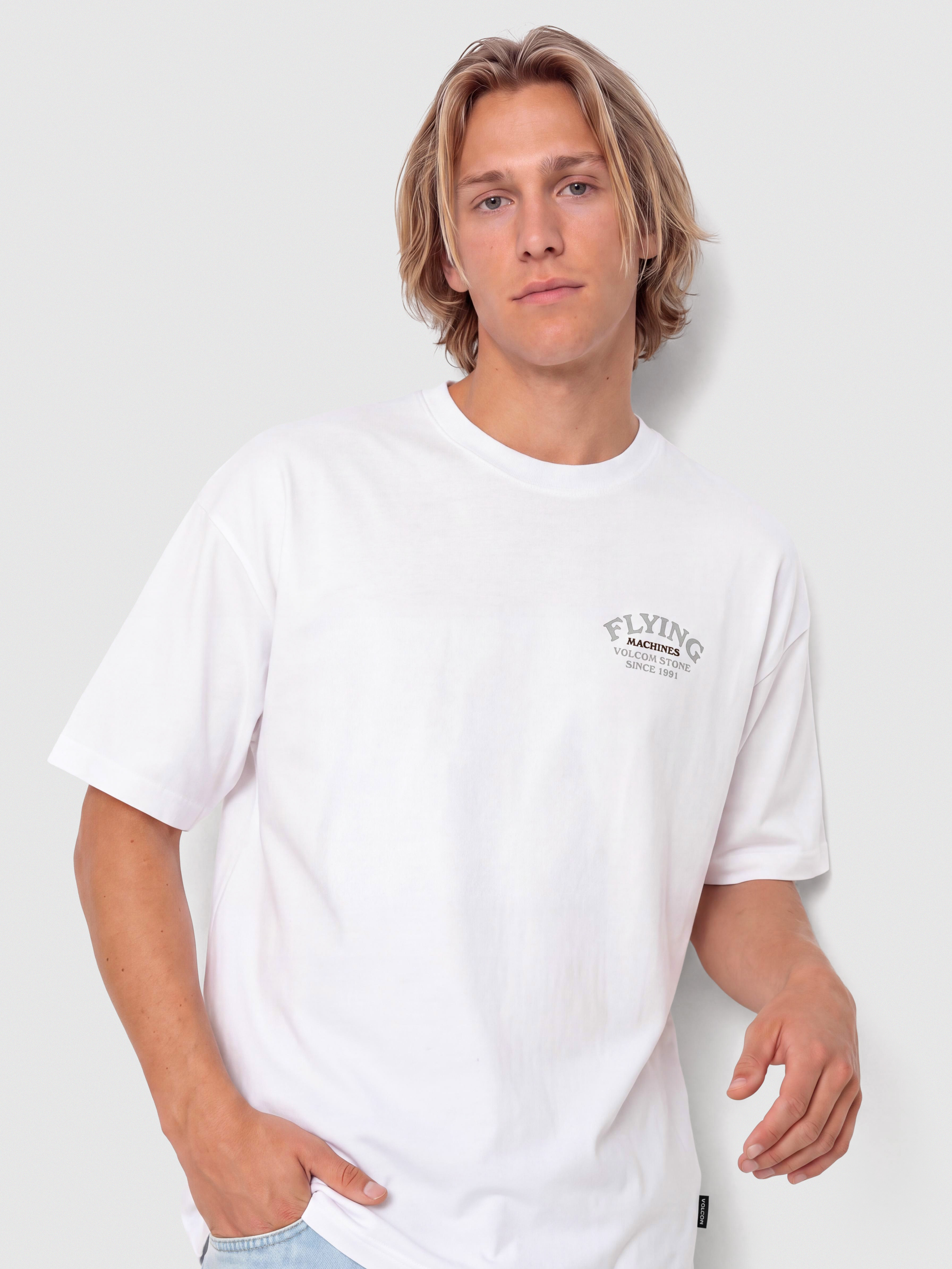 Volcom Flying Machine T-Shirt (white)