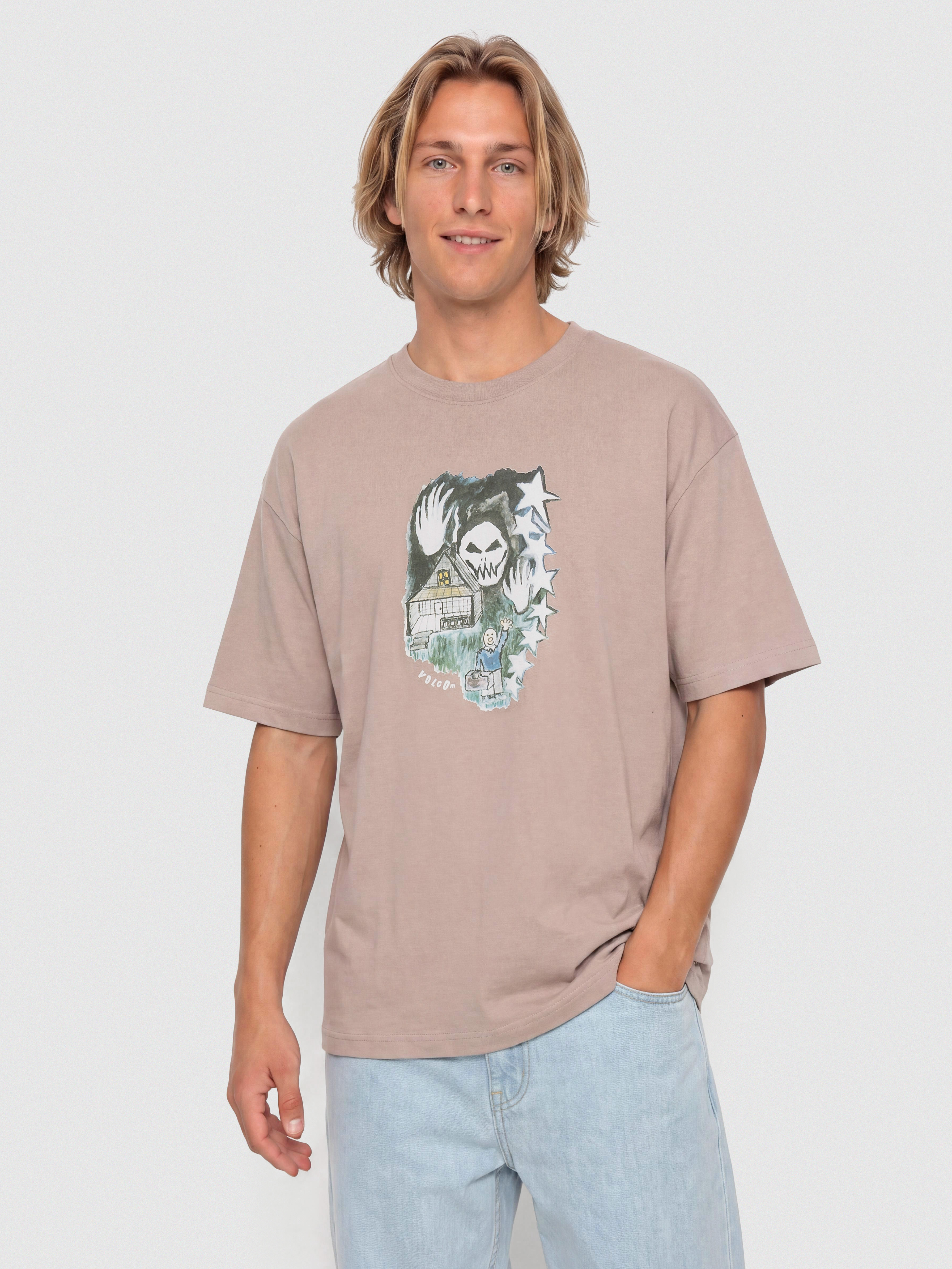 Volcom Fa Issam Auptel Lse T-shirt (bark brown)