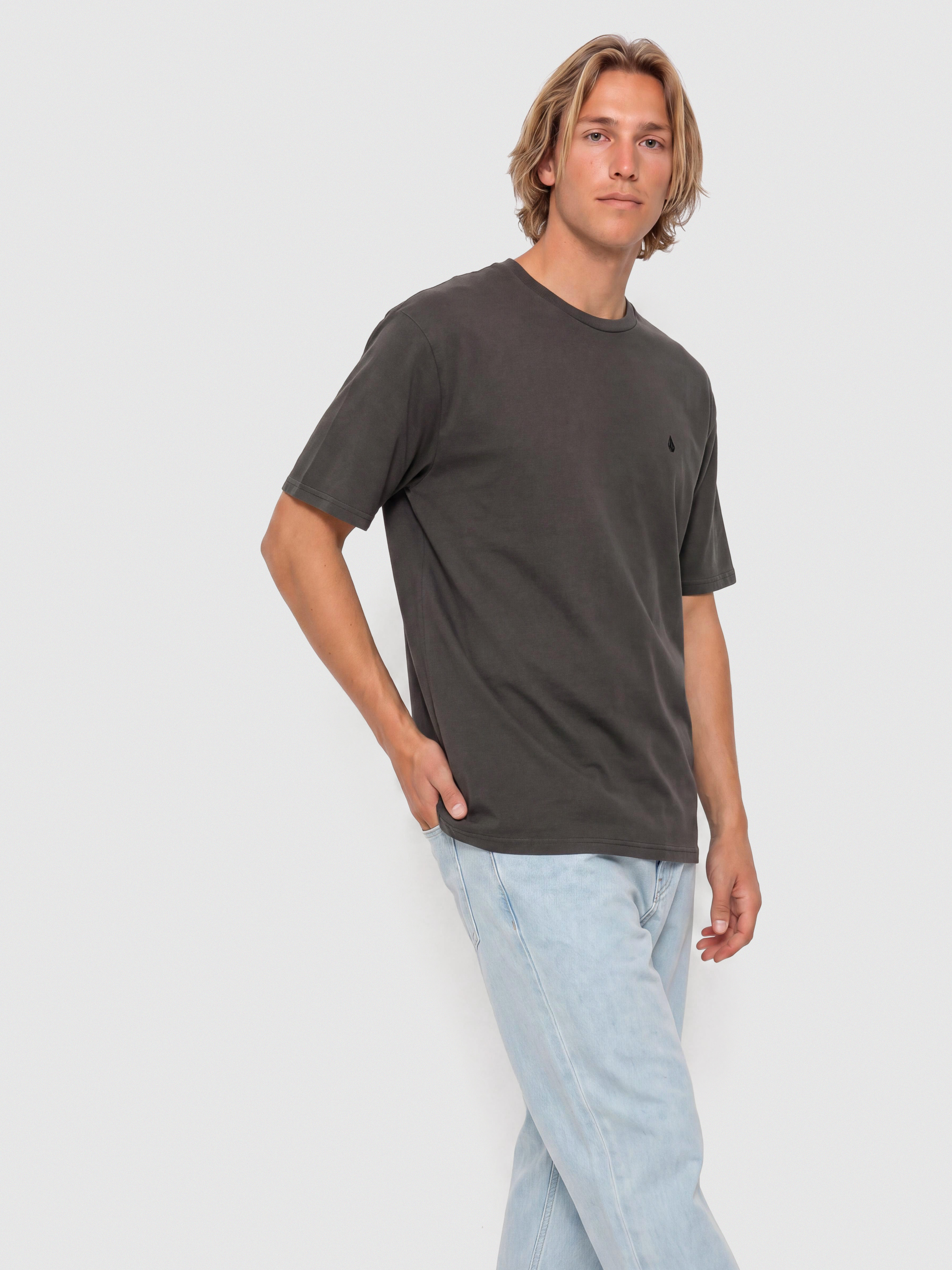 Volcom Solid Stone Emb T-Shirt (black)